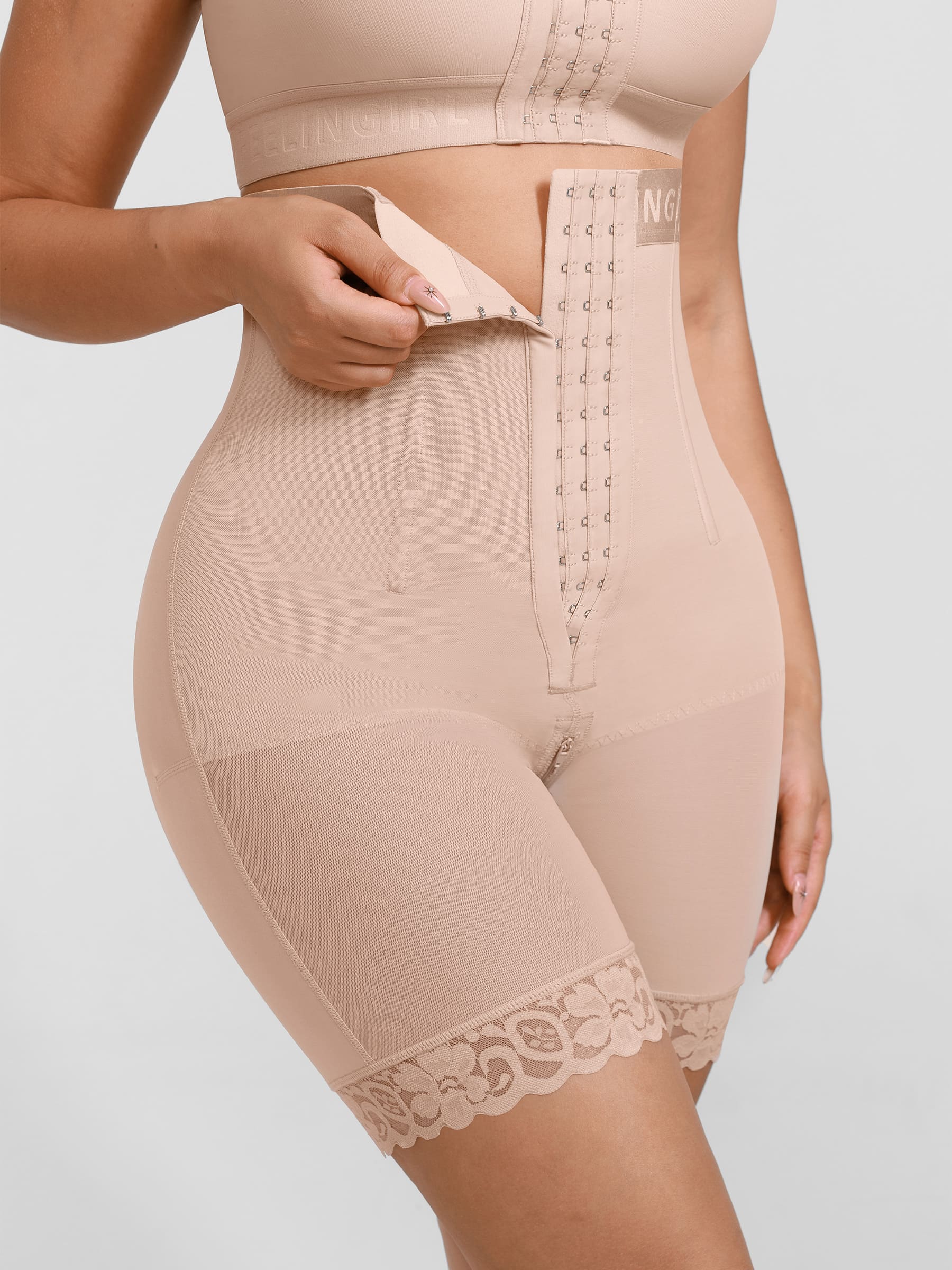 Feelingirl Steel-Boned High-Waist Shaper - Image 15