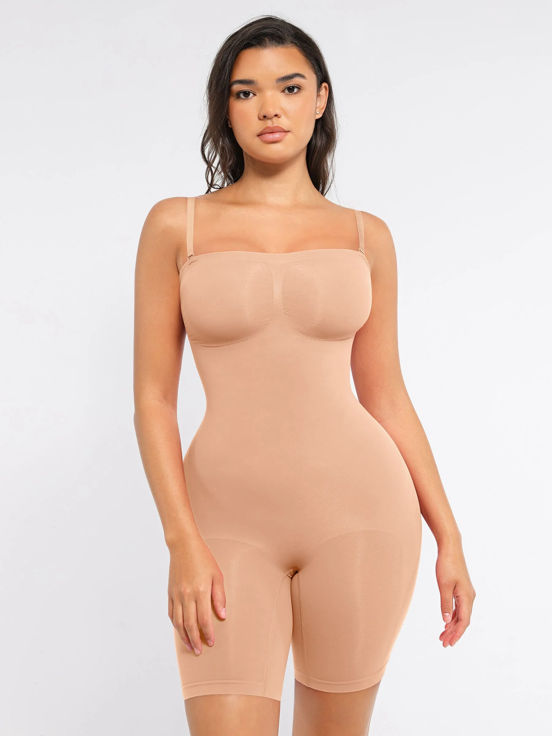 Feelingirl Strapless Seamless Bodysuit with Removable Straps - Image 31
