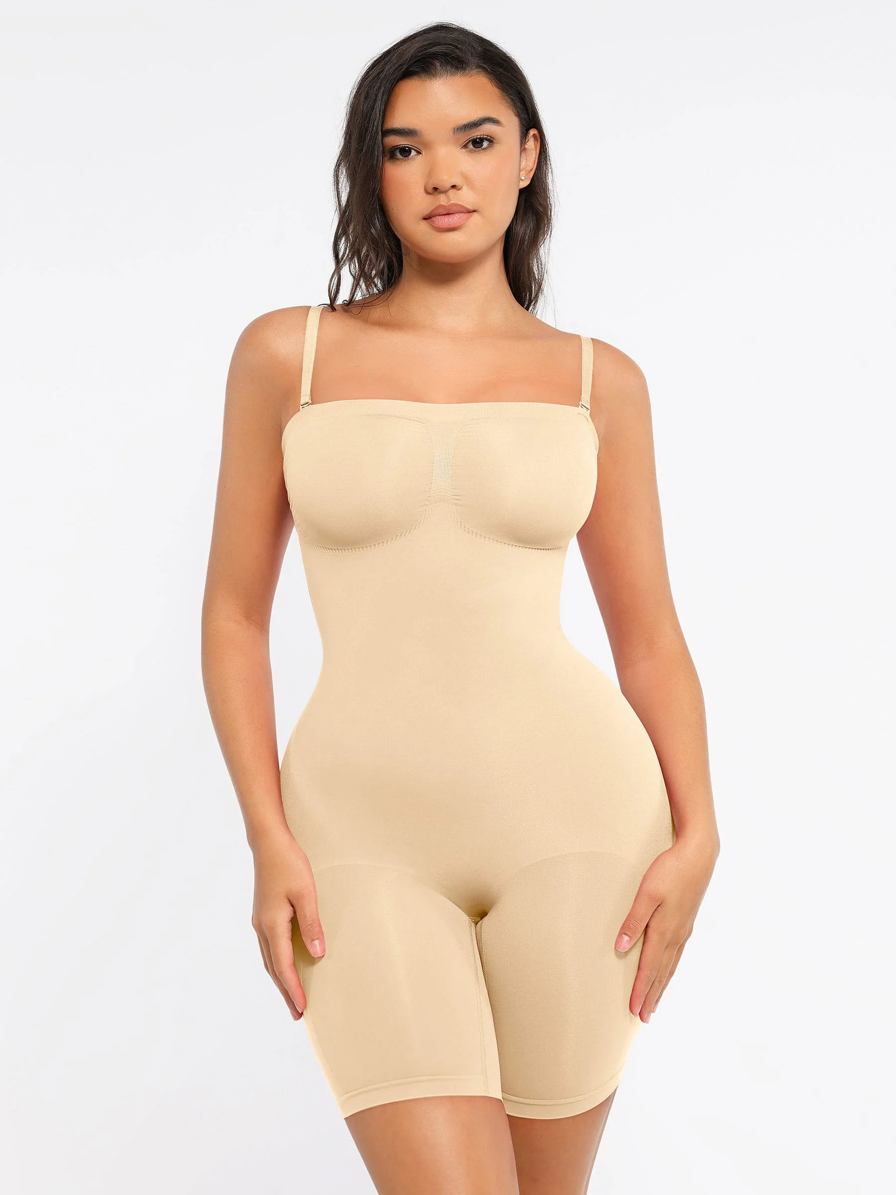 Feelingirl Strapless Seamless Bodysuit with Removable Straps - Image 62