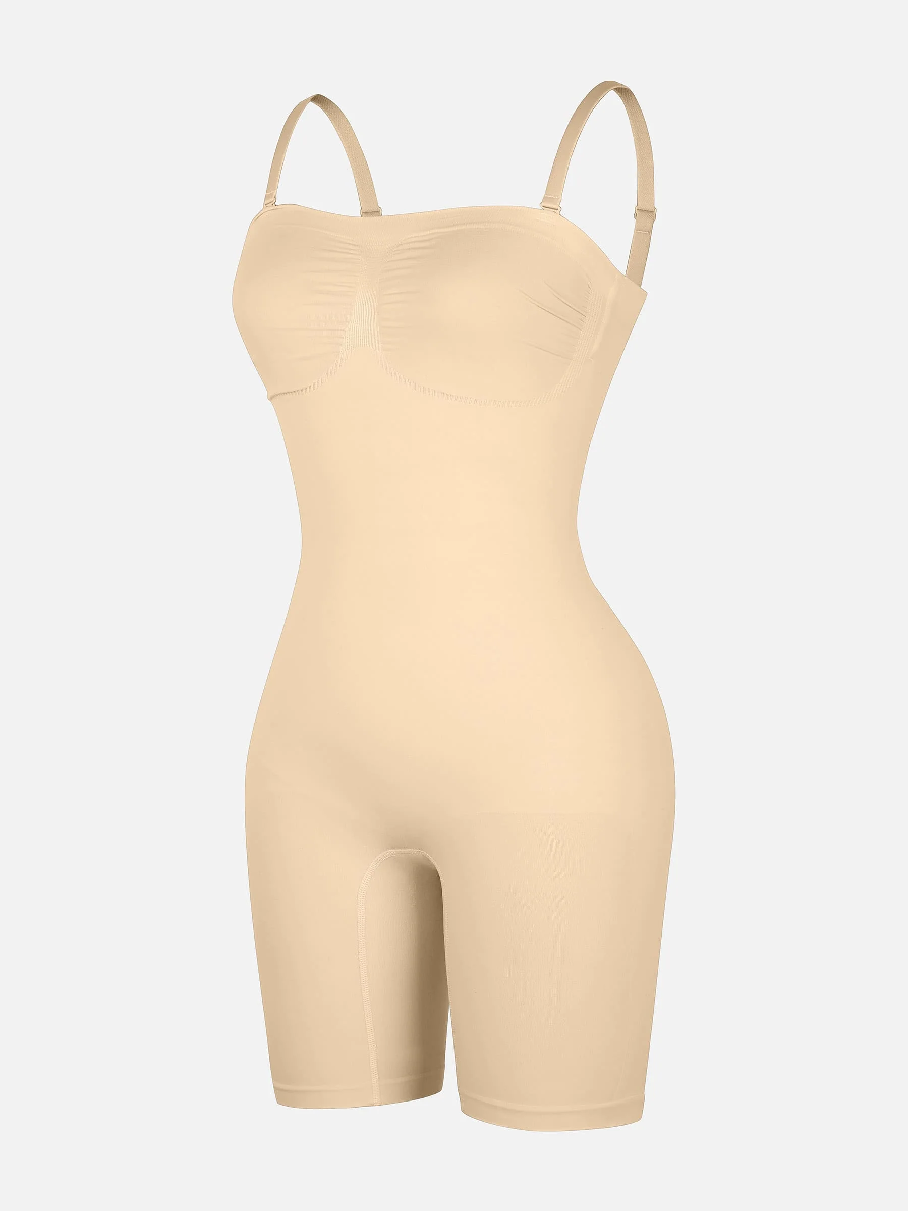 Feelingirl Strapless Seamless Bodysuit with Removable Straps - Image 69