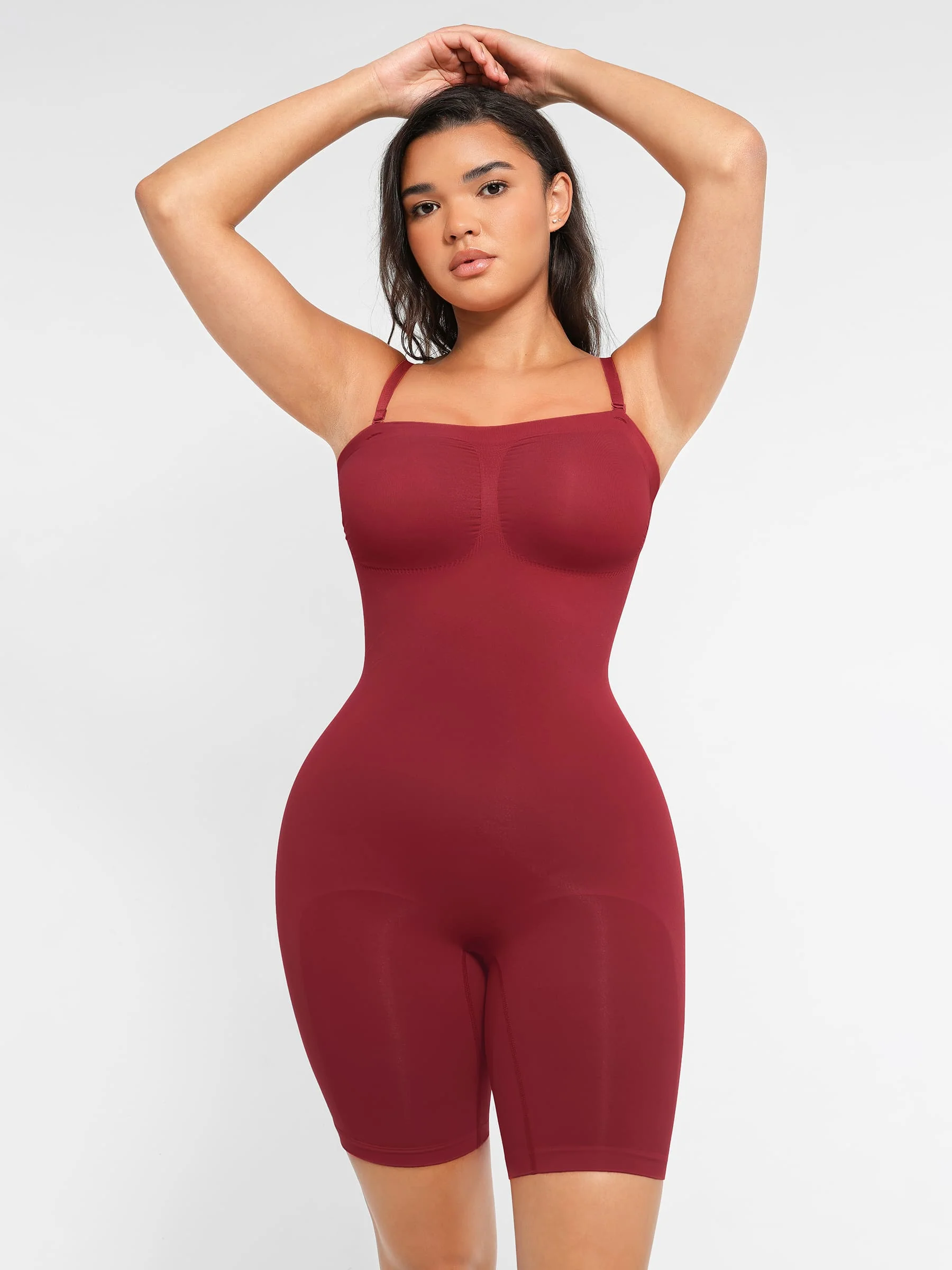 Feelingirl Strapless Seamless Bodysuit with Removable Straps - Image 95