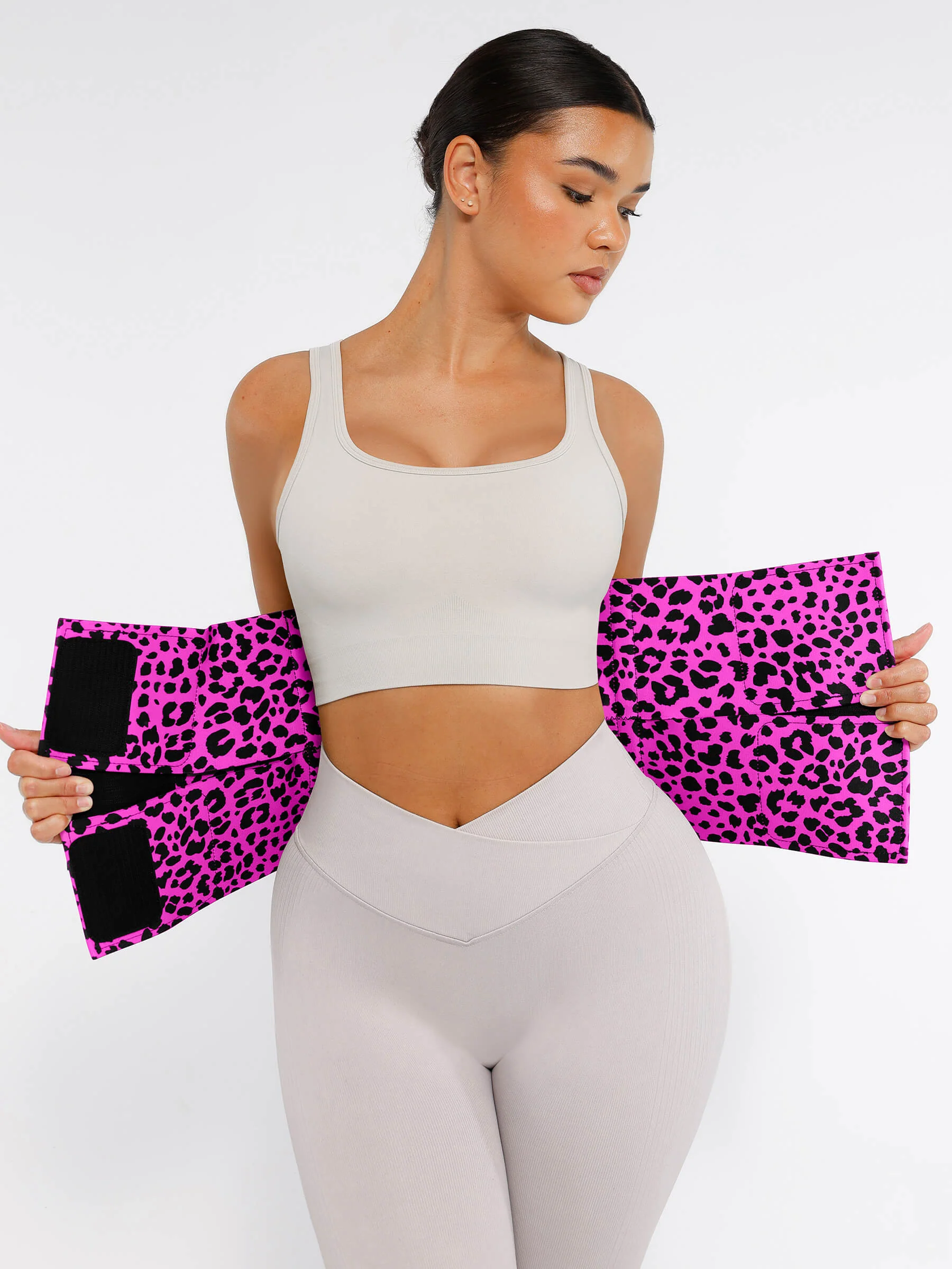 Feelingirl Triple Wrap Tummy Control Waist Trainer Belt - Image 4