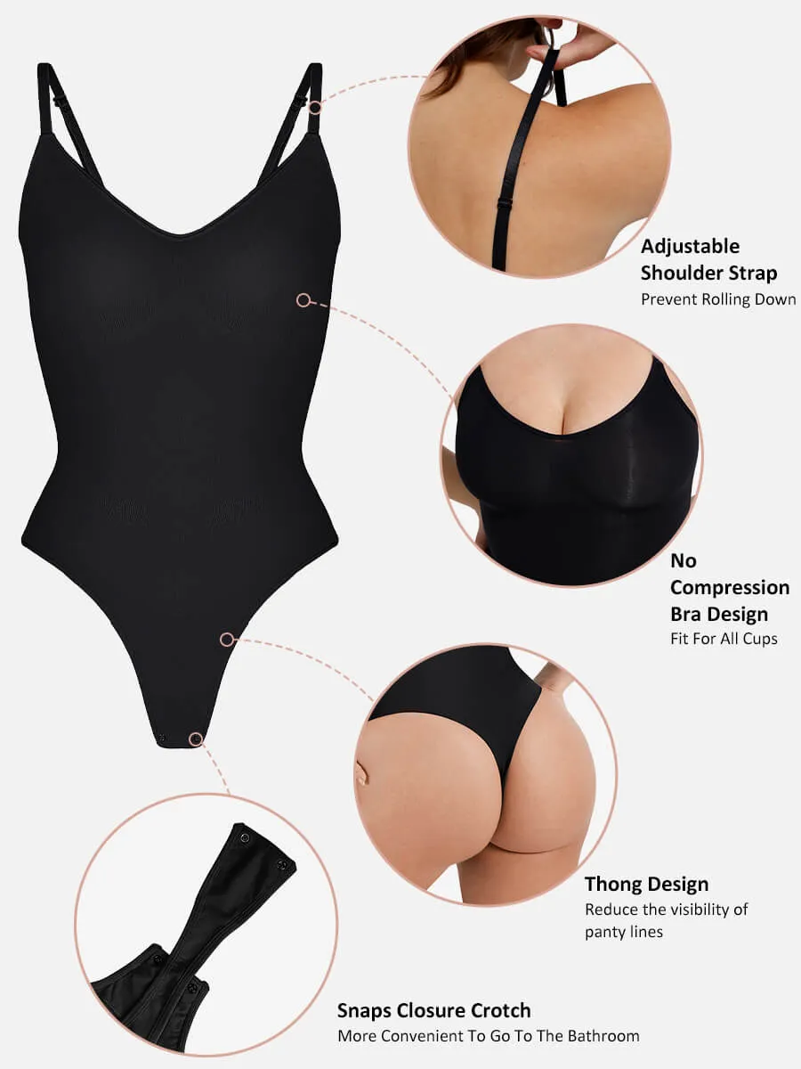 Feelingirl Smooth Contour™ Tummy Control Seamless Bodysuit - Image 12