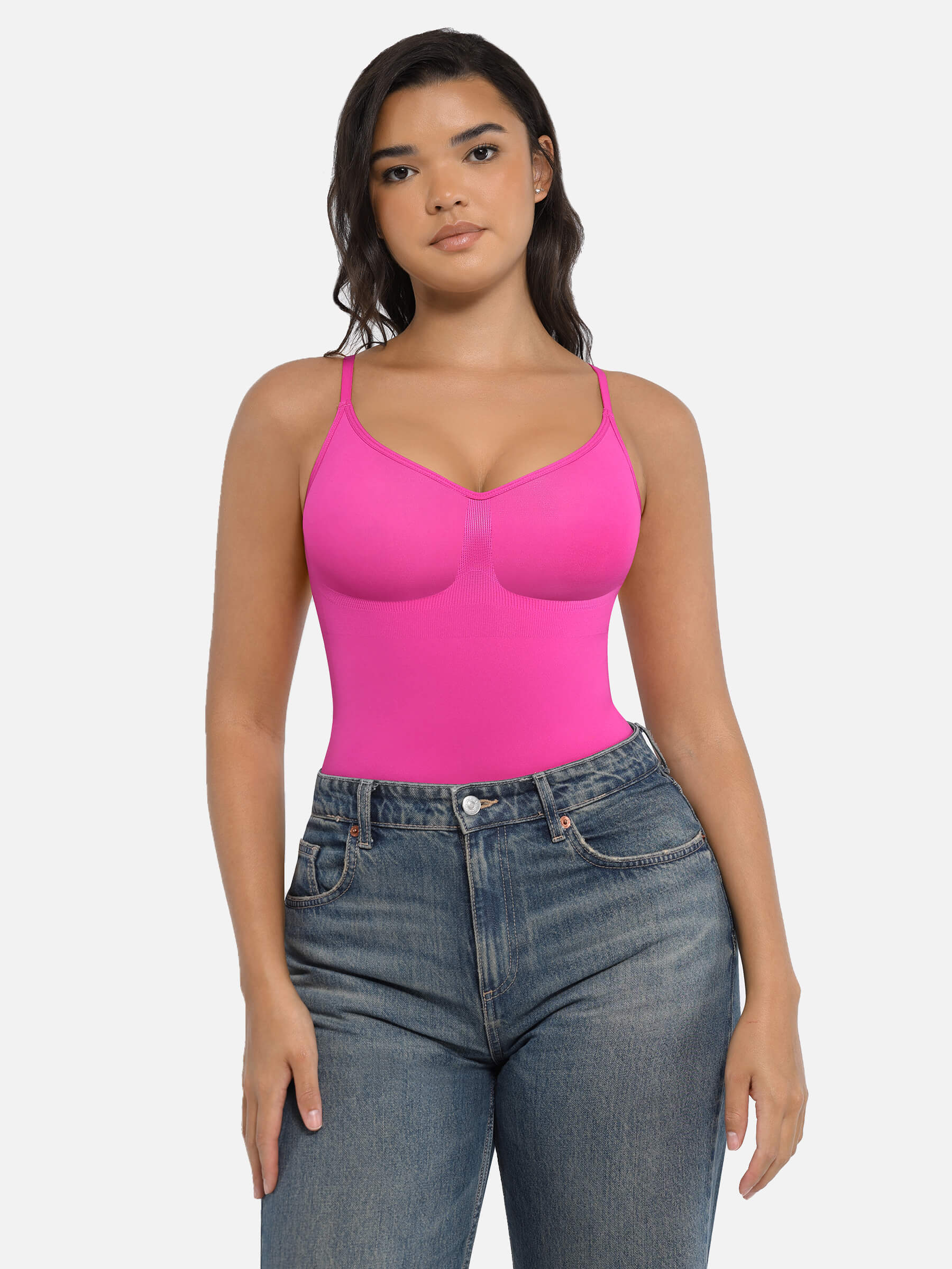 Feelingirl Tummy Control Seamless Thong Bodysuit - Image 17
