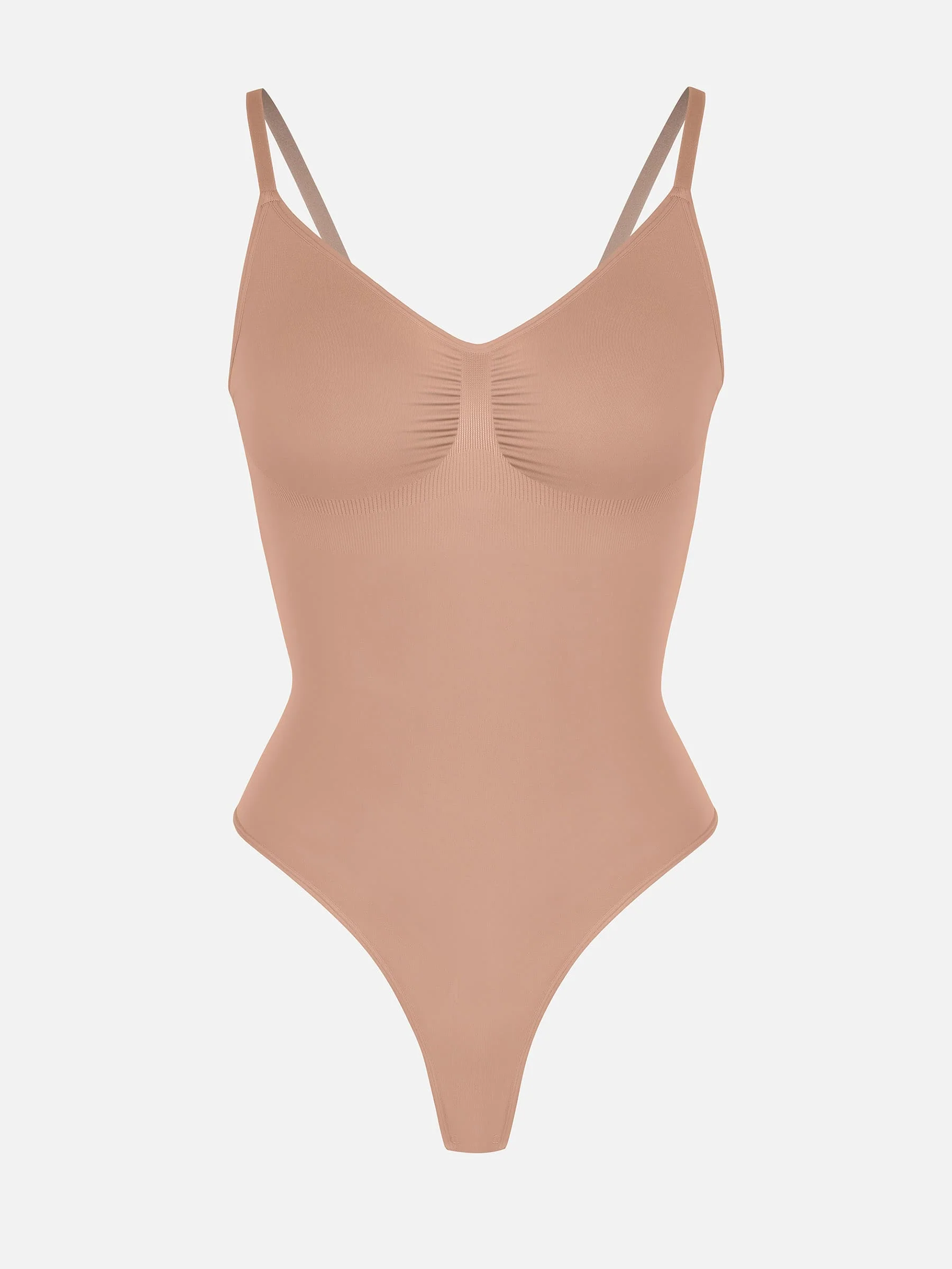 Feelingirl Tummy Control Seamless Thong Bodysuit - Image 48