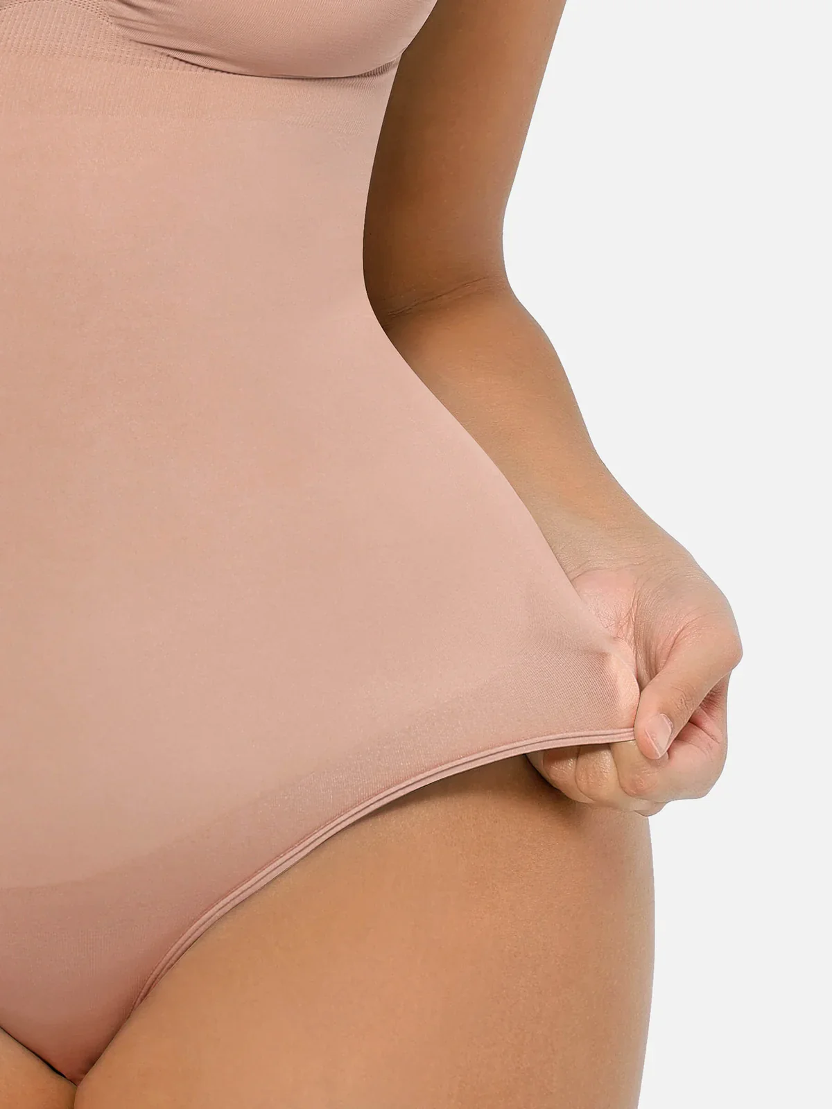 Feelingirl Tummy Control Seamless Thong Bodysuit - Image 55