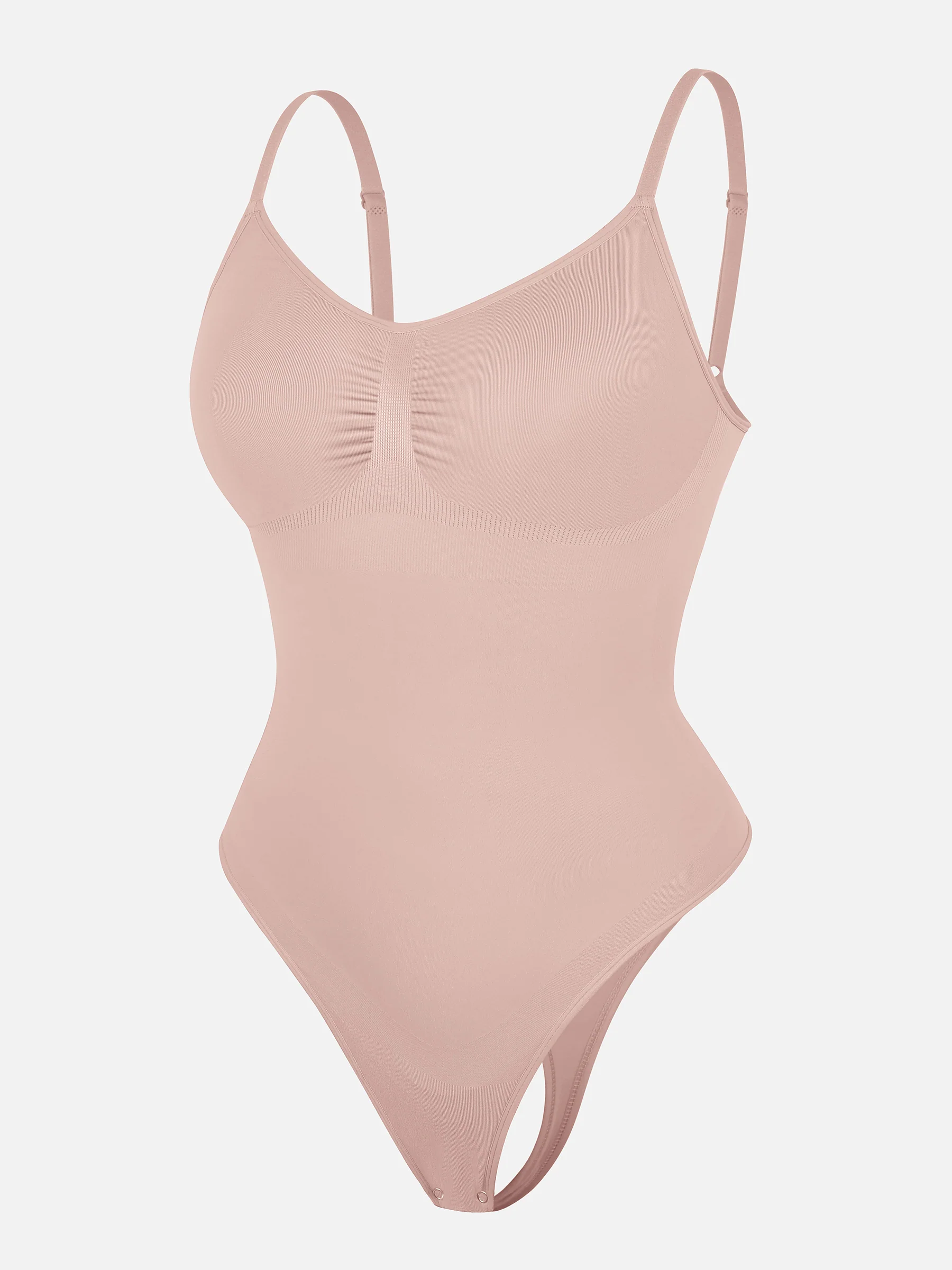 Feelingirl Tummy Control Seamless Thong Bodysuit - Image 58