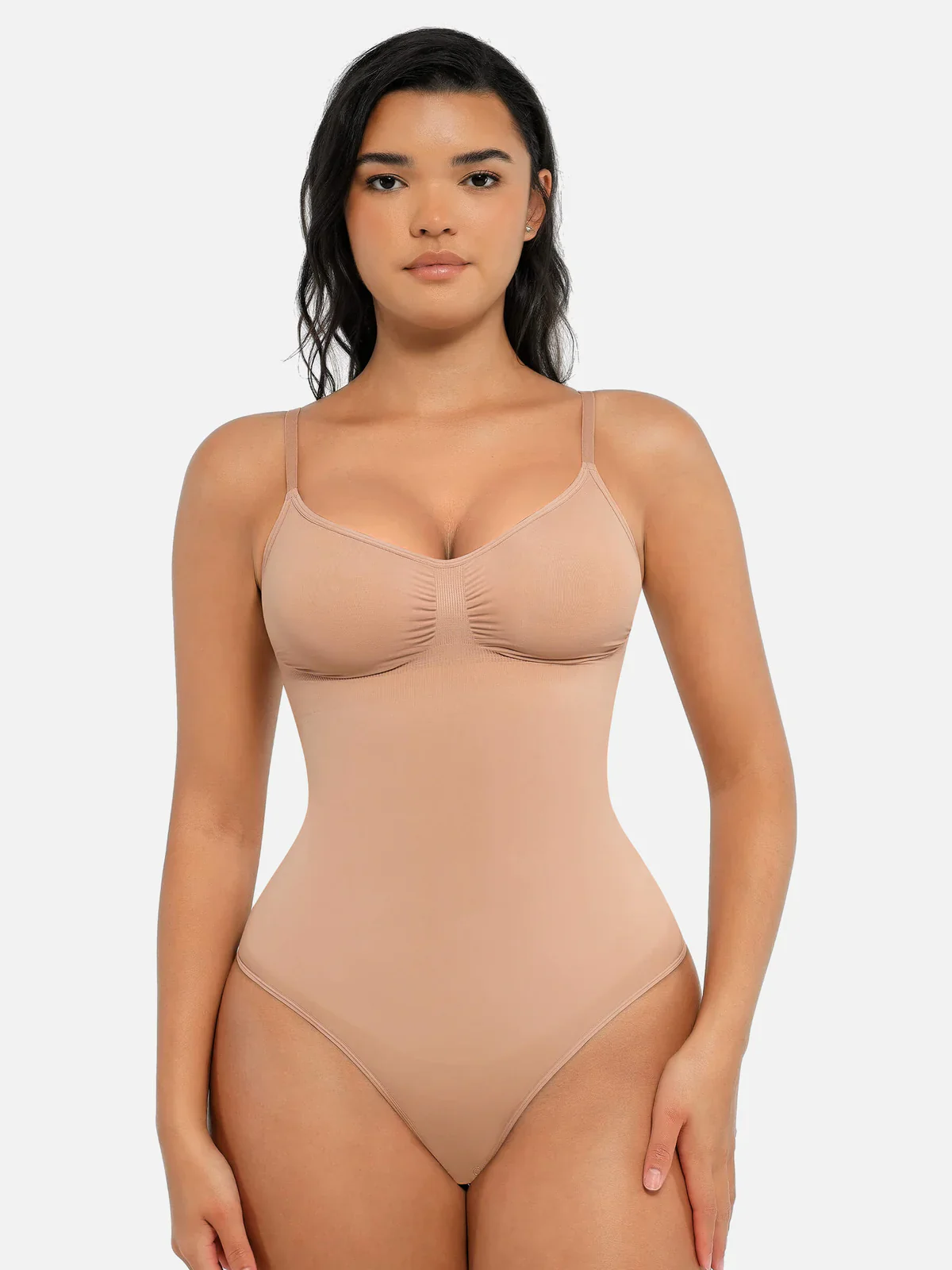 Feelingirl Tummy Control Seamless Thong Bodysuit - Image 59