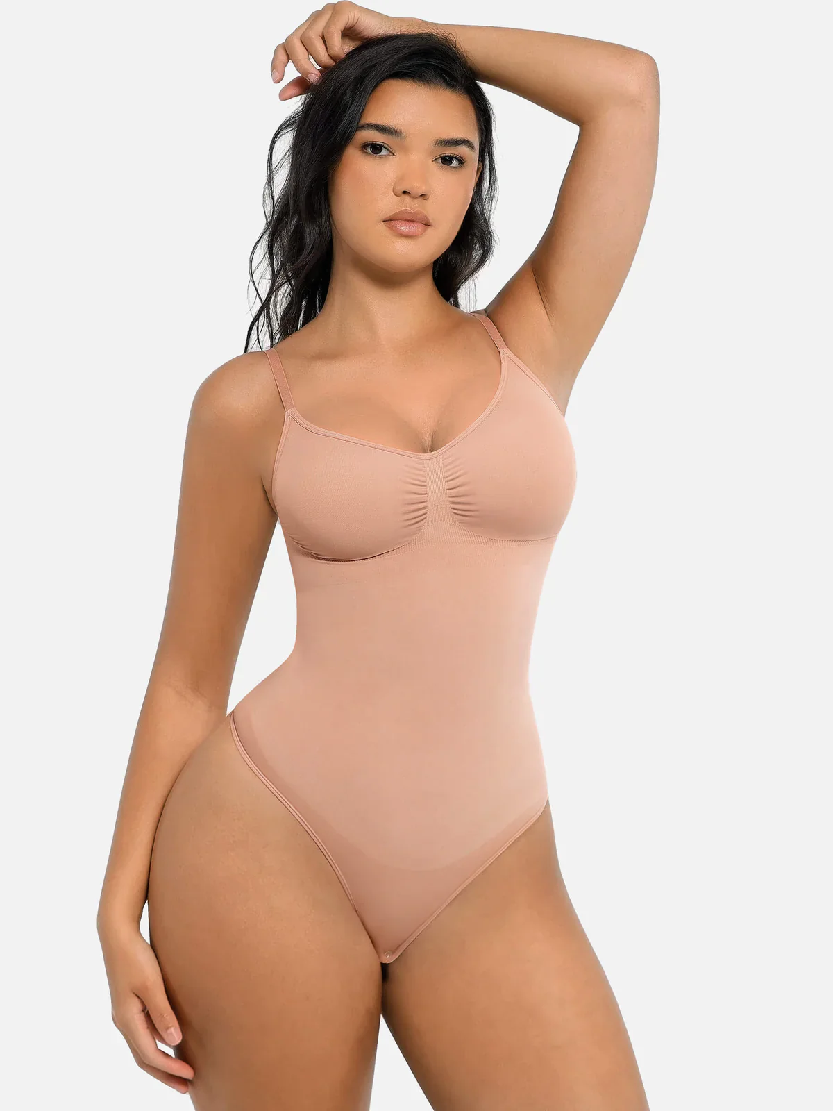 Feelingirl Tummy Control Seamless Thong Bodysuit - Image 62