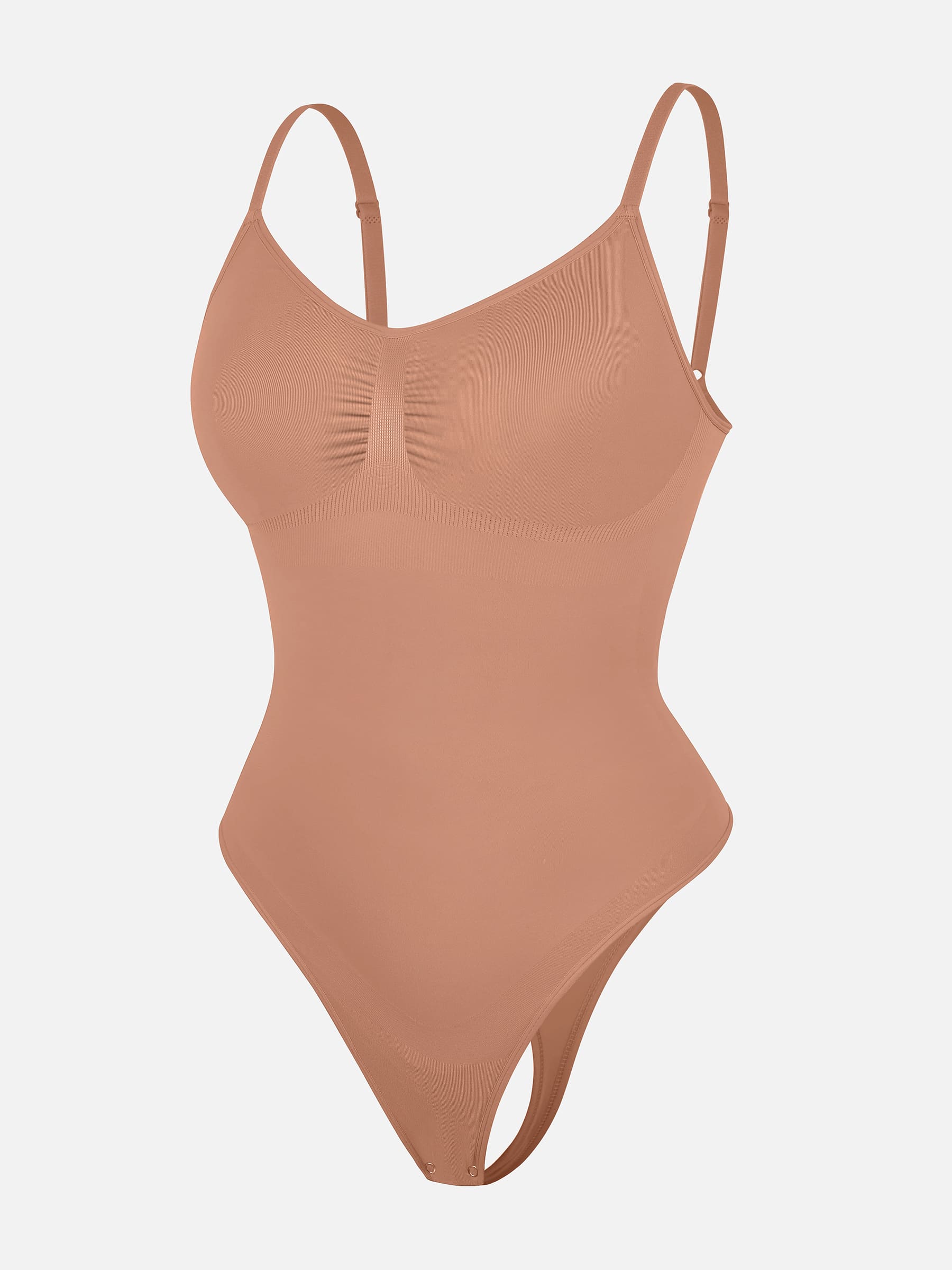 Feelingirl Tummy Control Seamless Thong Bodysuit - Image 83