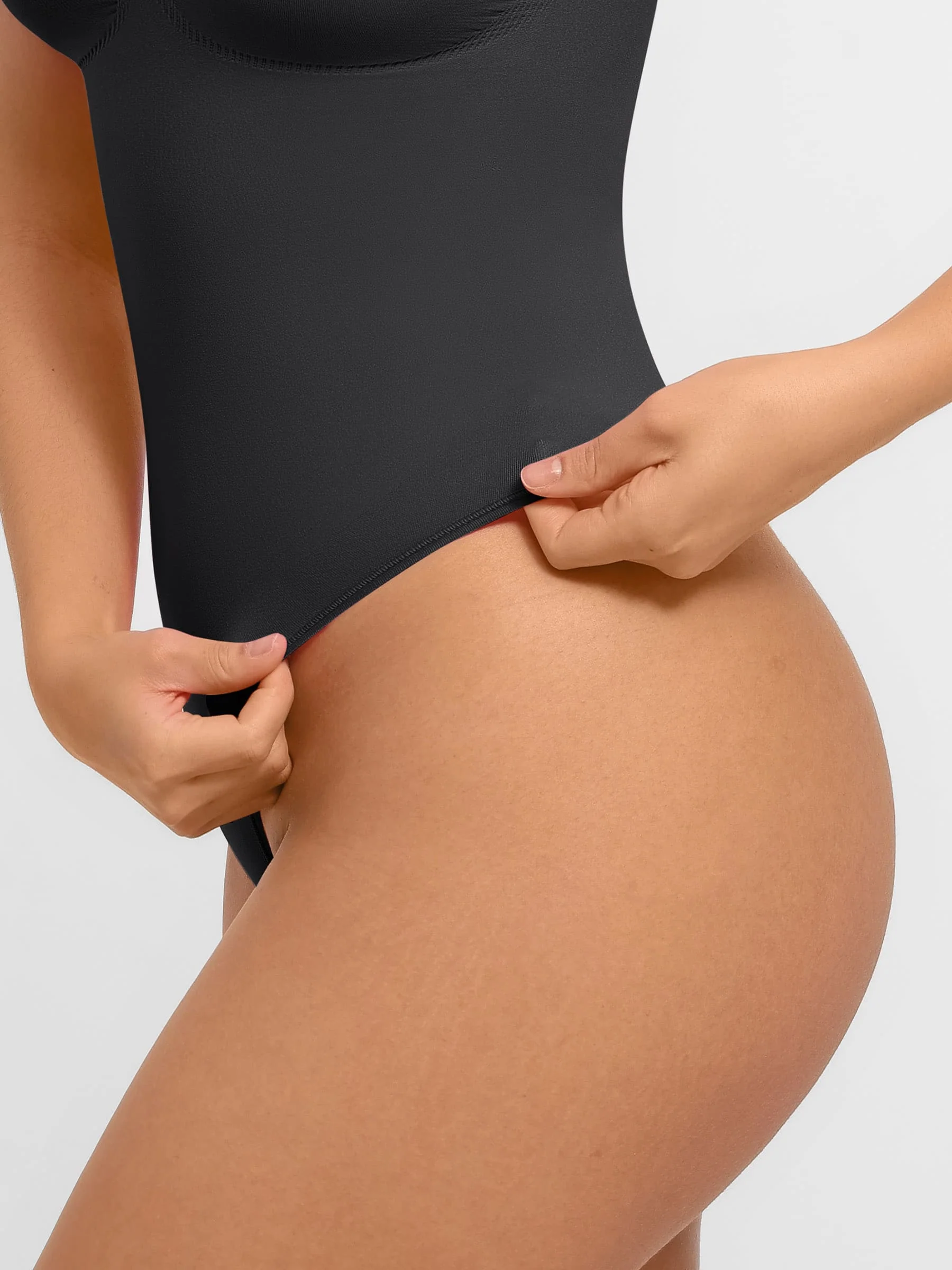 Feelingirl Tummy Control Seamless Wide Strap Bodysuit - Image 13