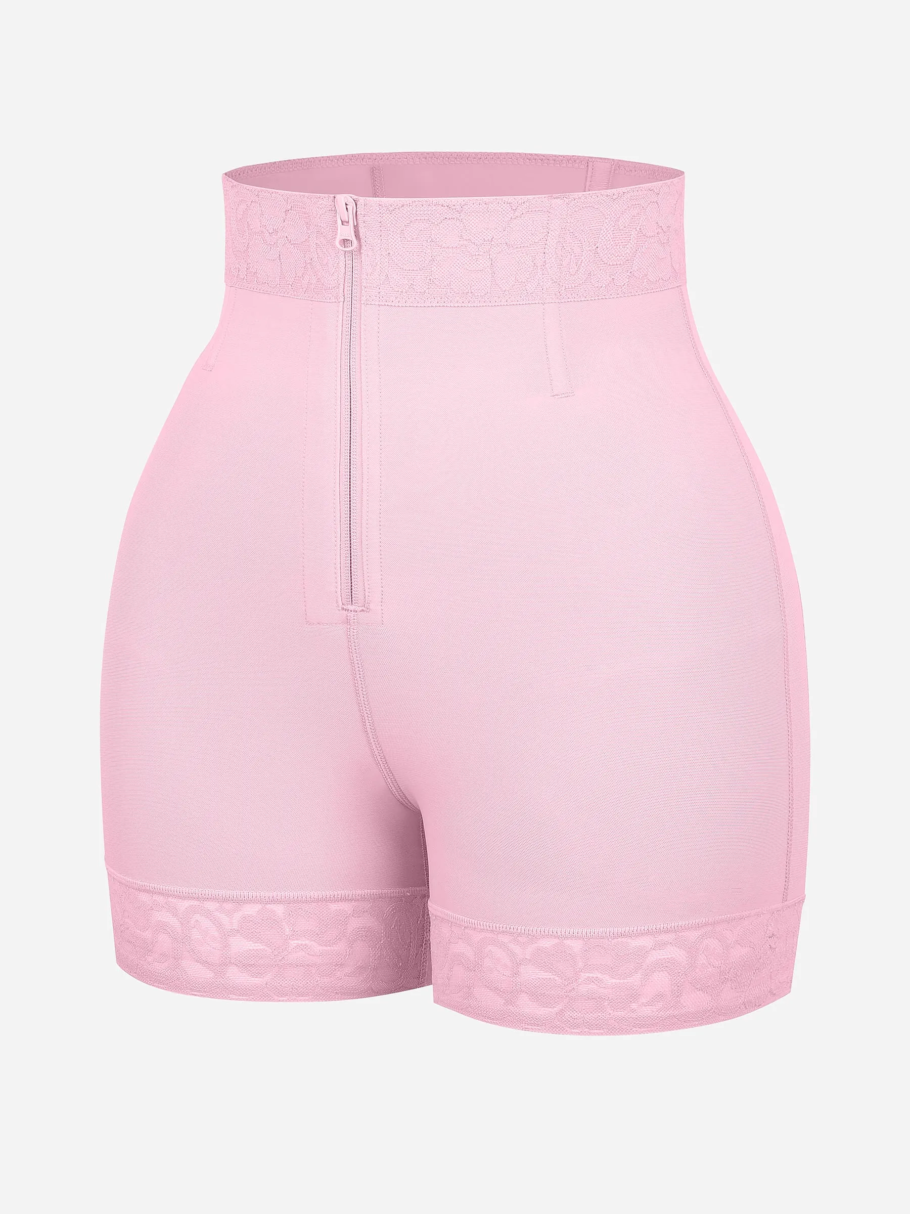 Feelingirl Tummy Control Shaping Shorts Butt Lifter with Clasps and Zipper - Image 19