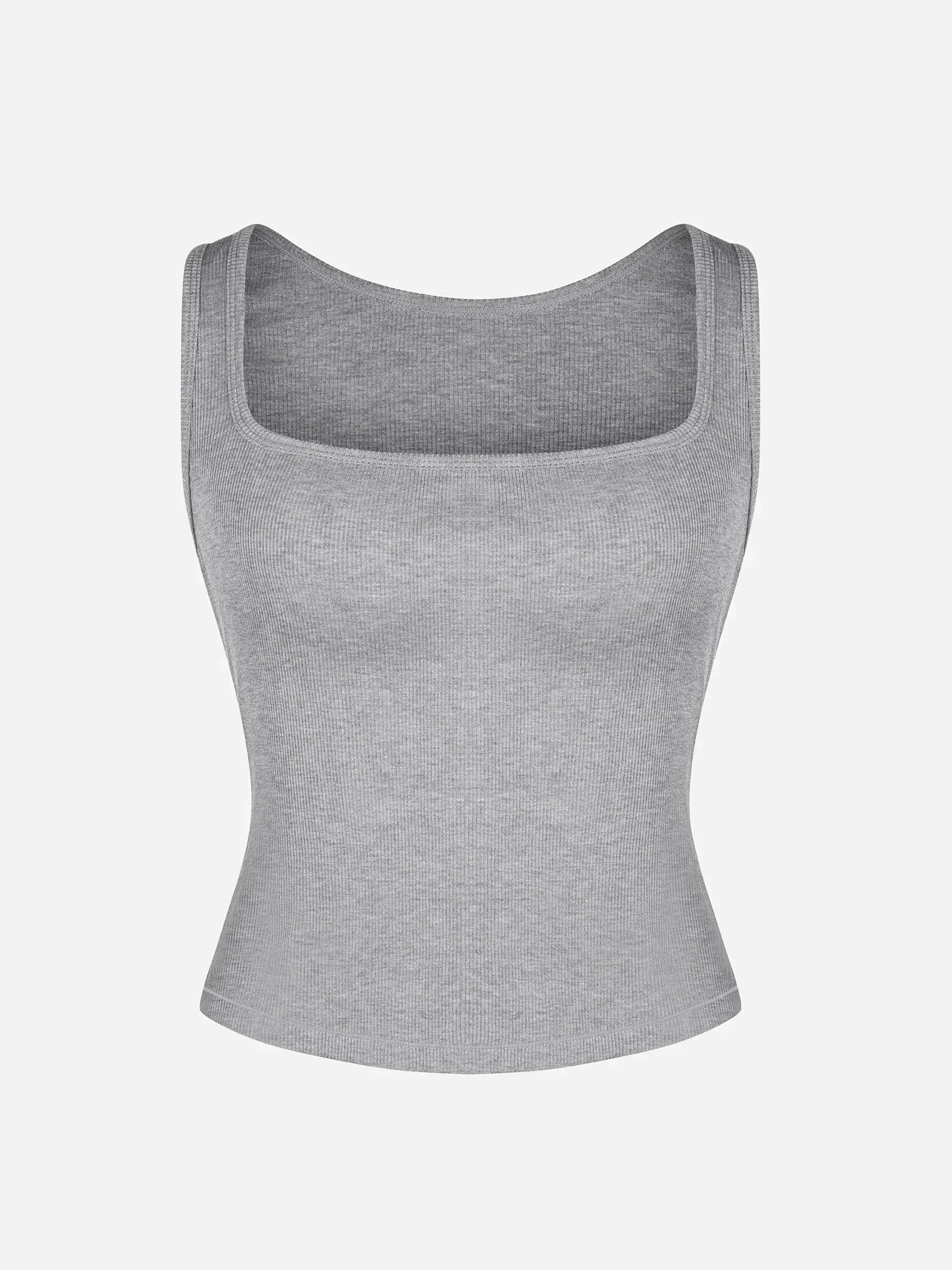 Feelingirl Breathable Ribbed Sleeveless Tank Top - Image 16