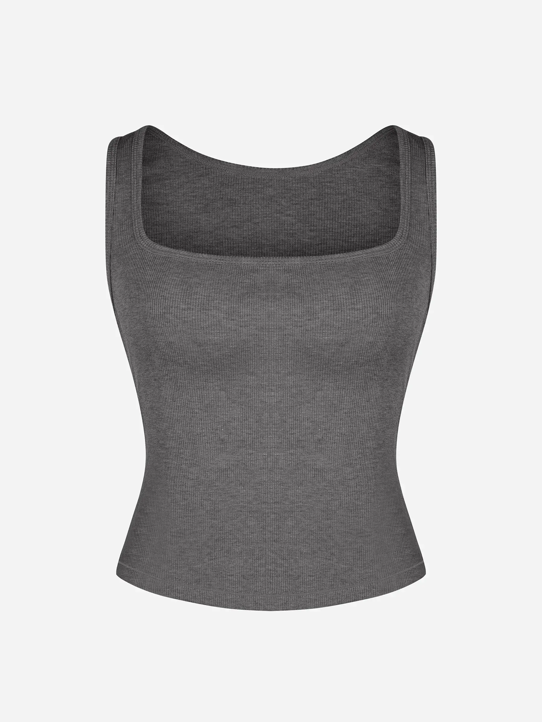 Feelingirl Breathable Ribbed Sleeveless Tank Top - Image 34
