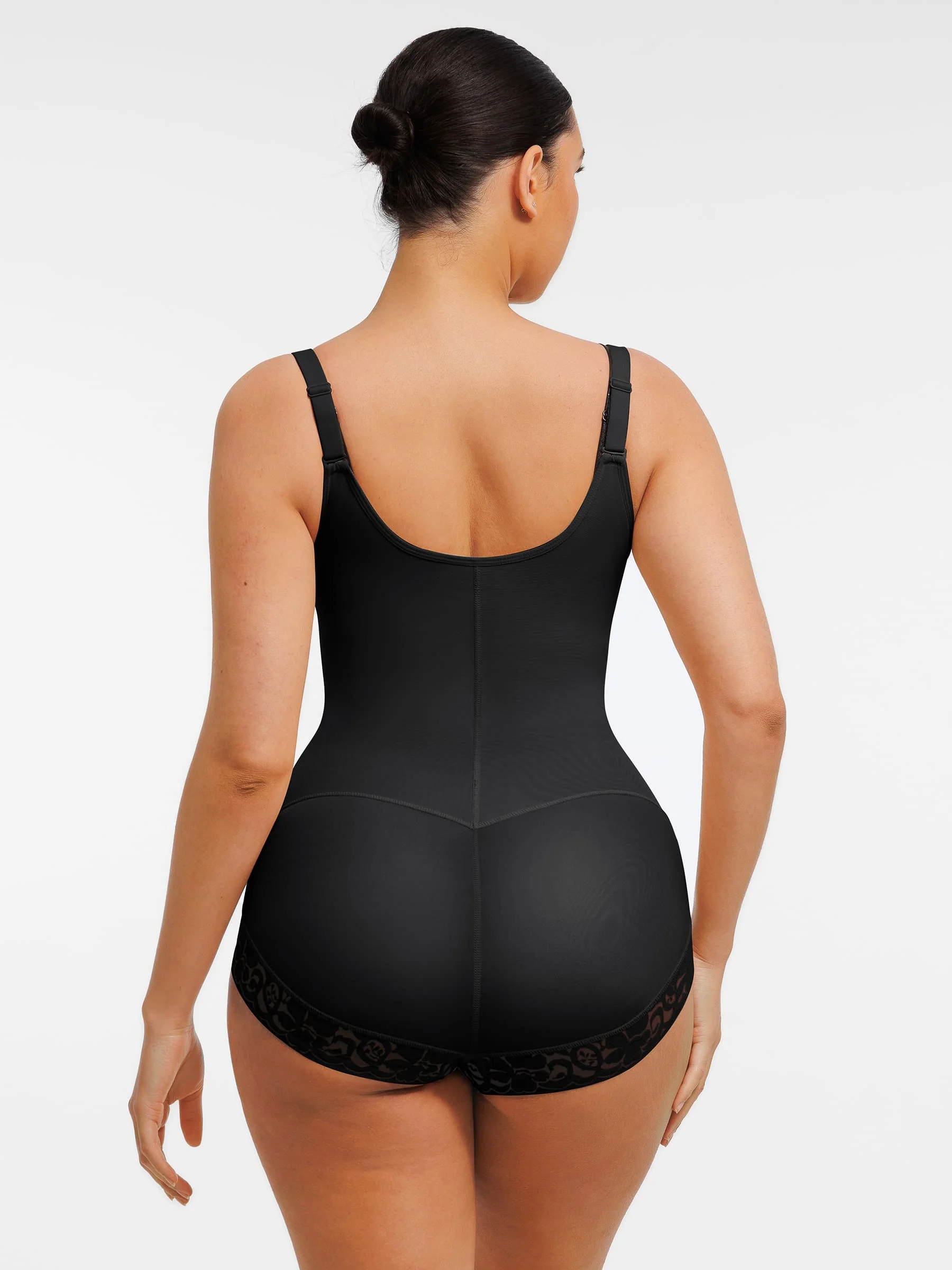 Feelingirl U-Plunge Front Adjustable Zipper Shapewear - Image 11