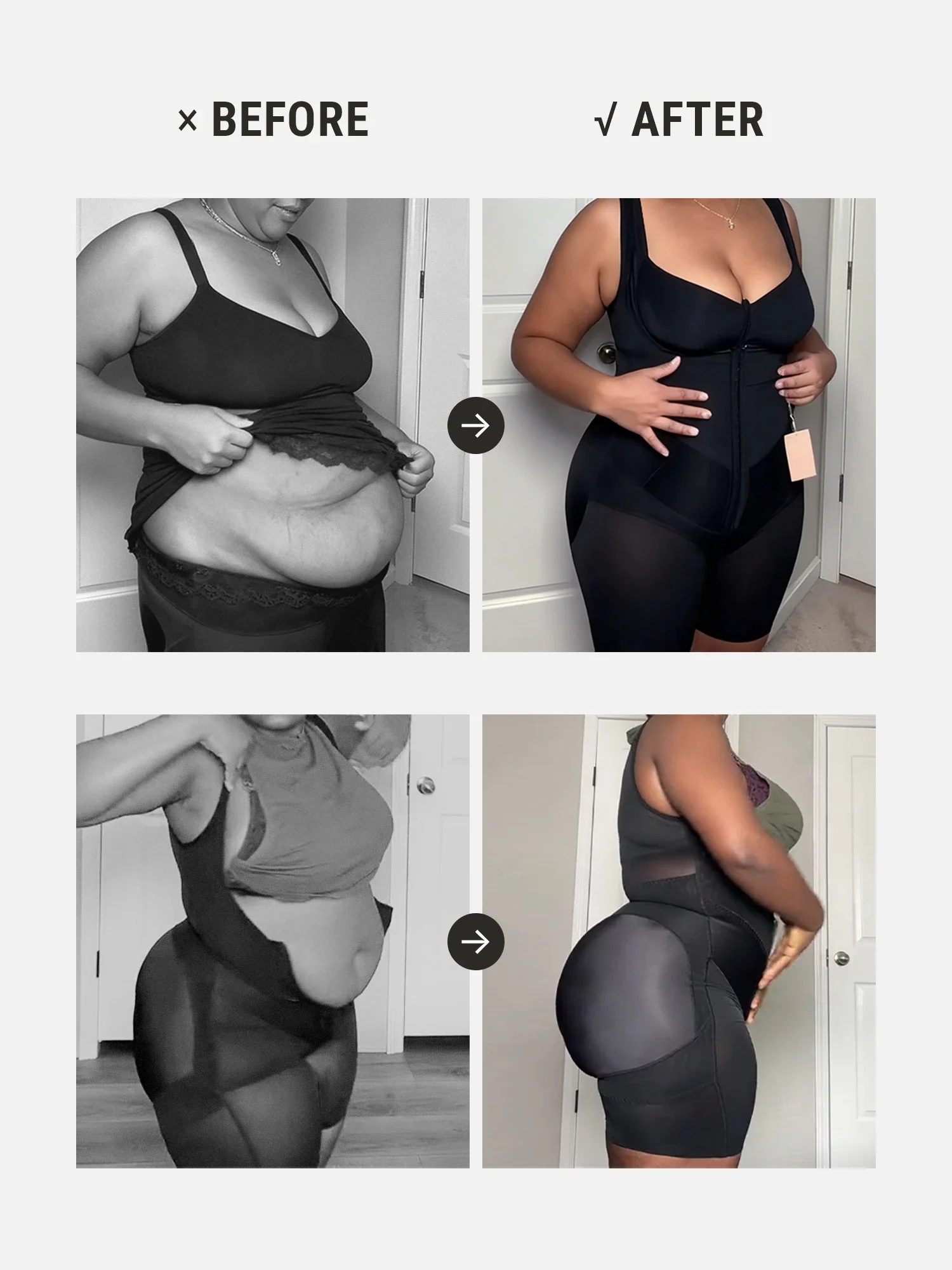 Feelingirl FeelVibe™ U-Shaped Faja Tummy Control Butt Lift Bodysuit - Image 13