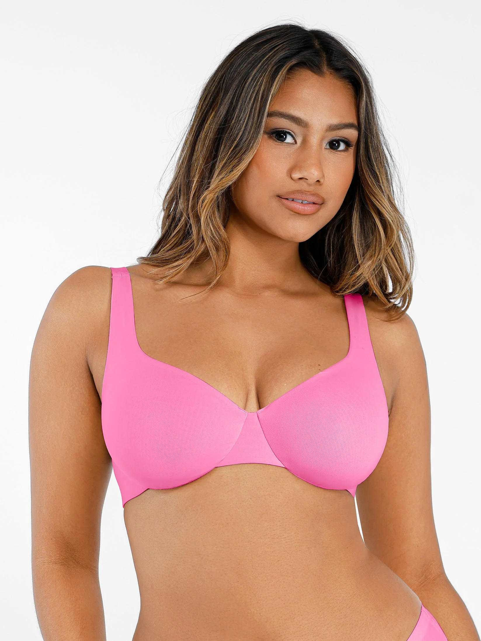 Feelingirl Underwire Adjustable Deep V-neck Bra - Image 10