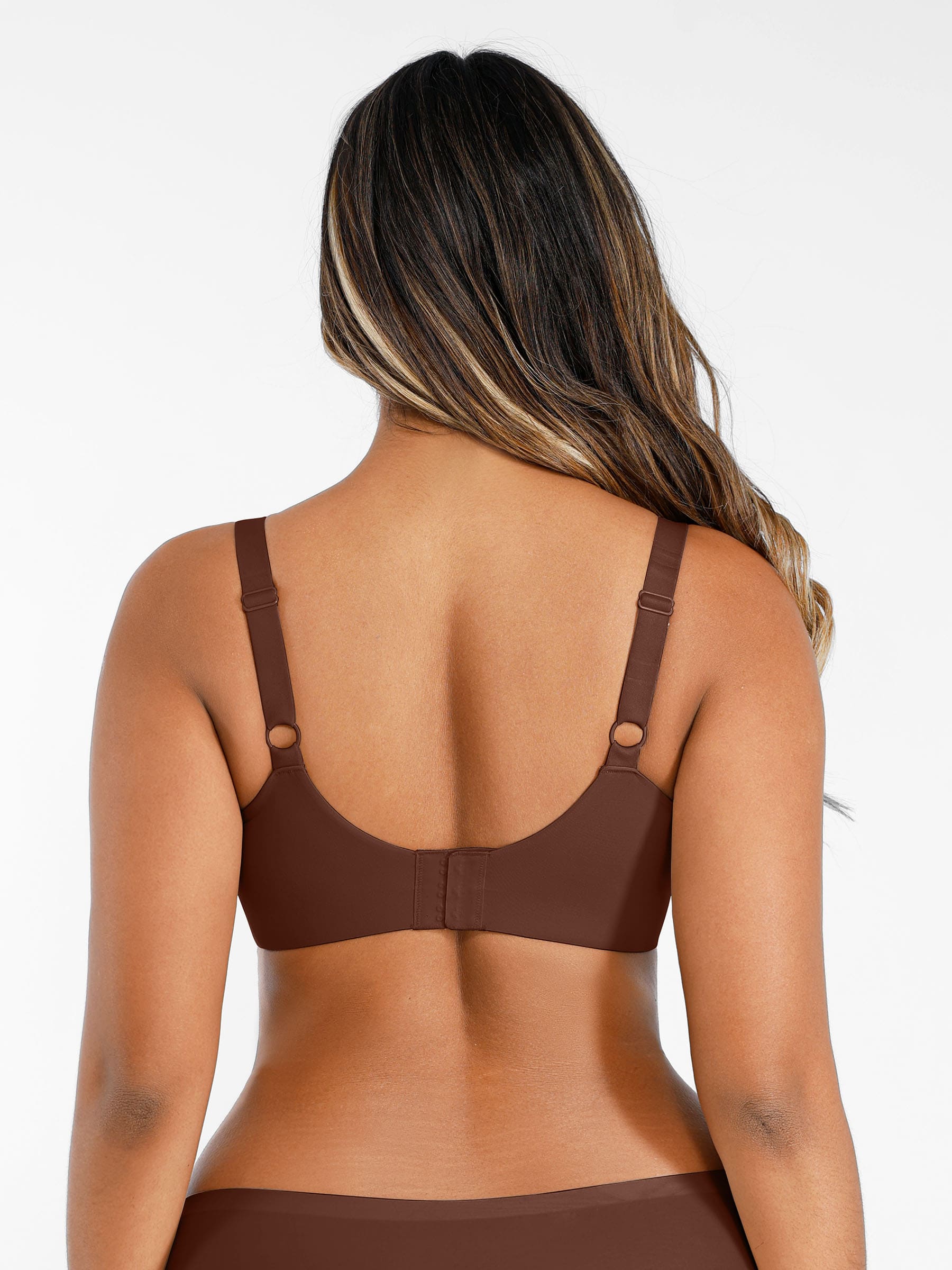 Feelingirl Underwire Adjustable Deep V-neck Bra - Image 25