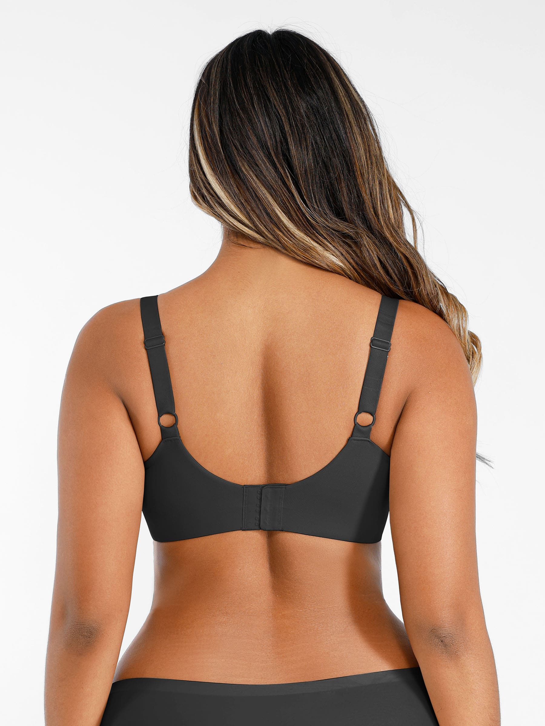 Feelingirl Underwire Adjustable Deep V-neck Bra - Image 34