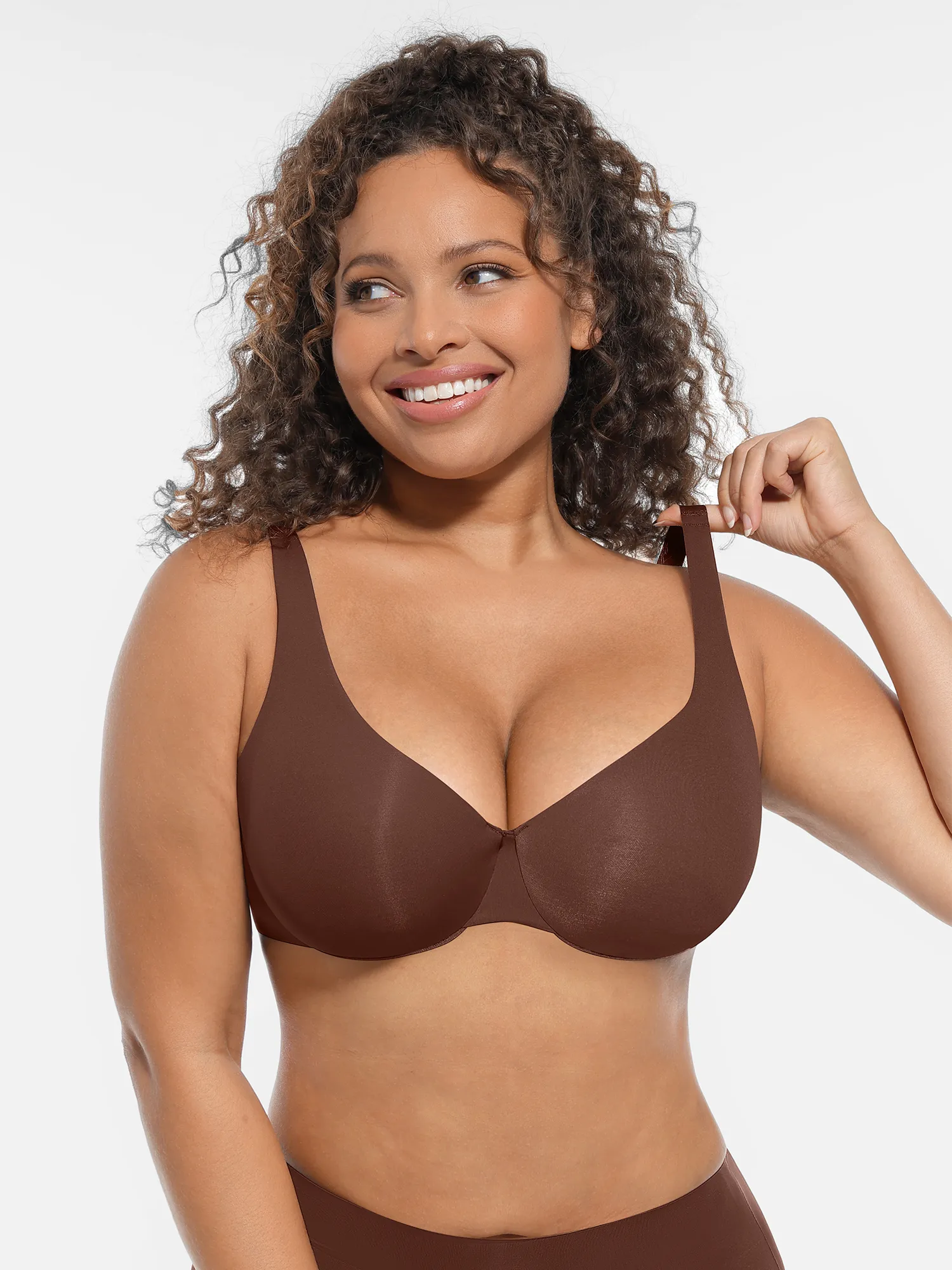 Feelingirl Unpadded Underwired Deep V-Neck Side Support Bra Bundle - Image 20