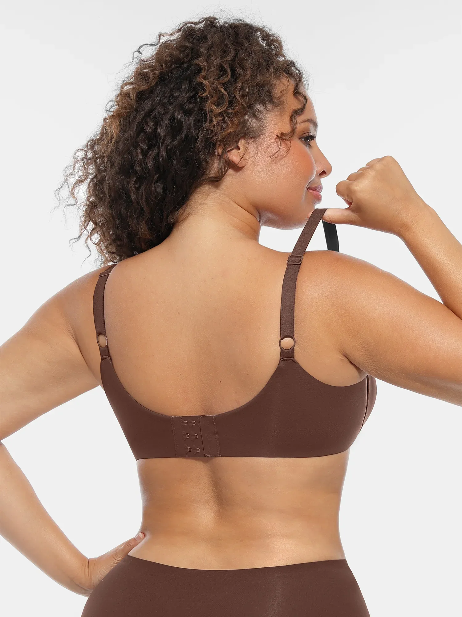 Feelingirl Underwire Adjustable Deep V-neck Bra - Image 23