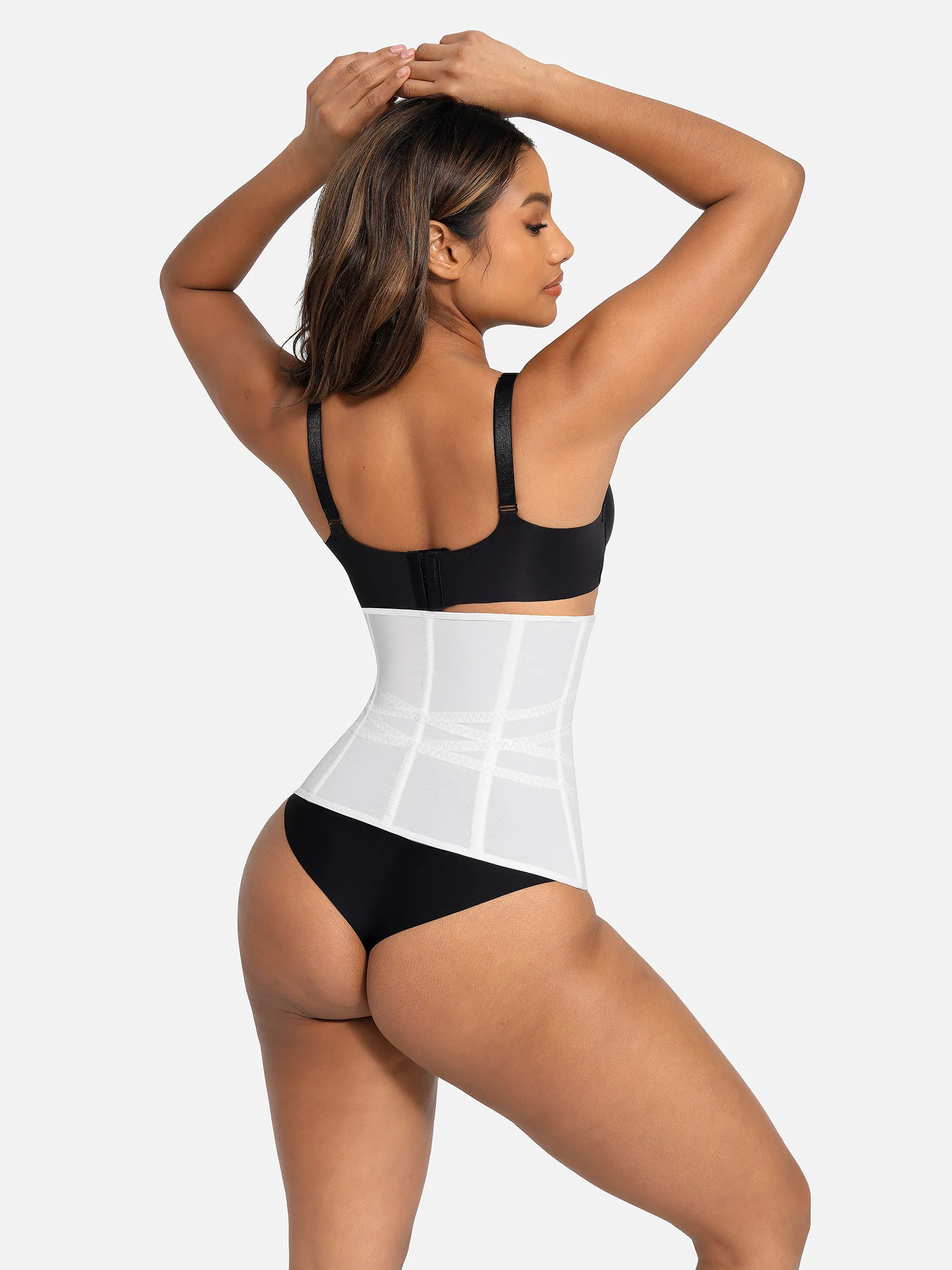 Feelingirl Waist Trainer Corset Body Shaper with Steel Bones [BOGO] - Image 4
