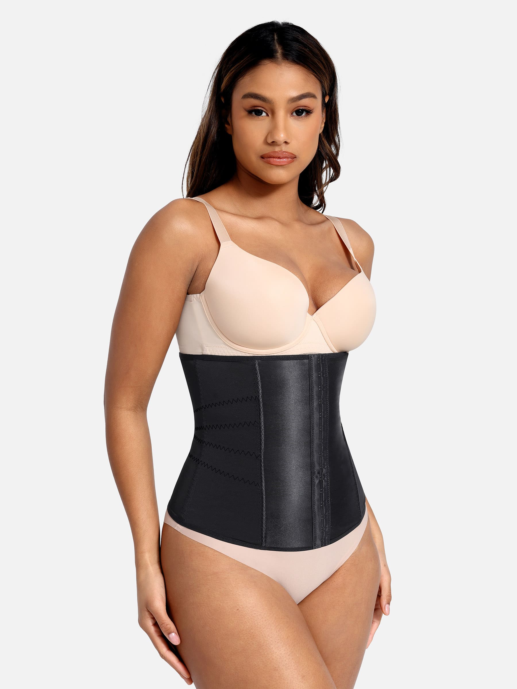 Feelingirl Waist Trainer Corset Body Shaper with Steel Bones [BOGO] - Image 9