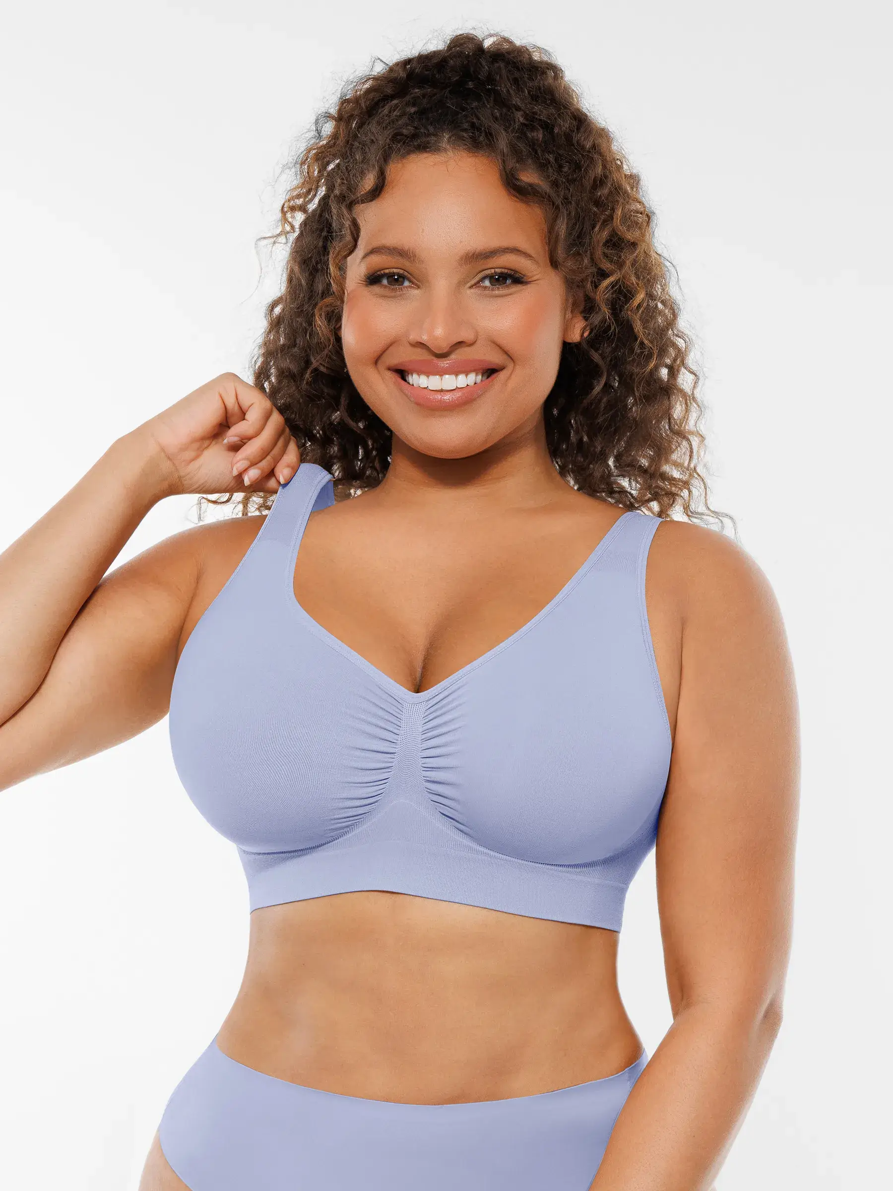 Feelingirl No Underwire Wide Straps Everyday Bra Bundle - Image 69