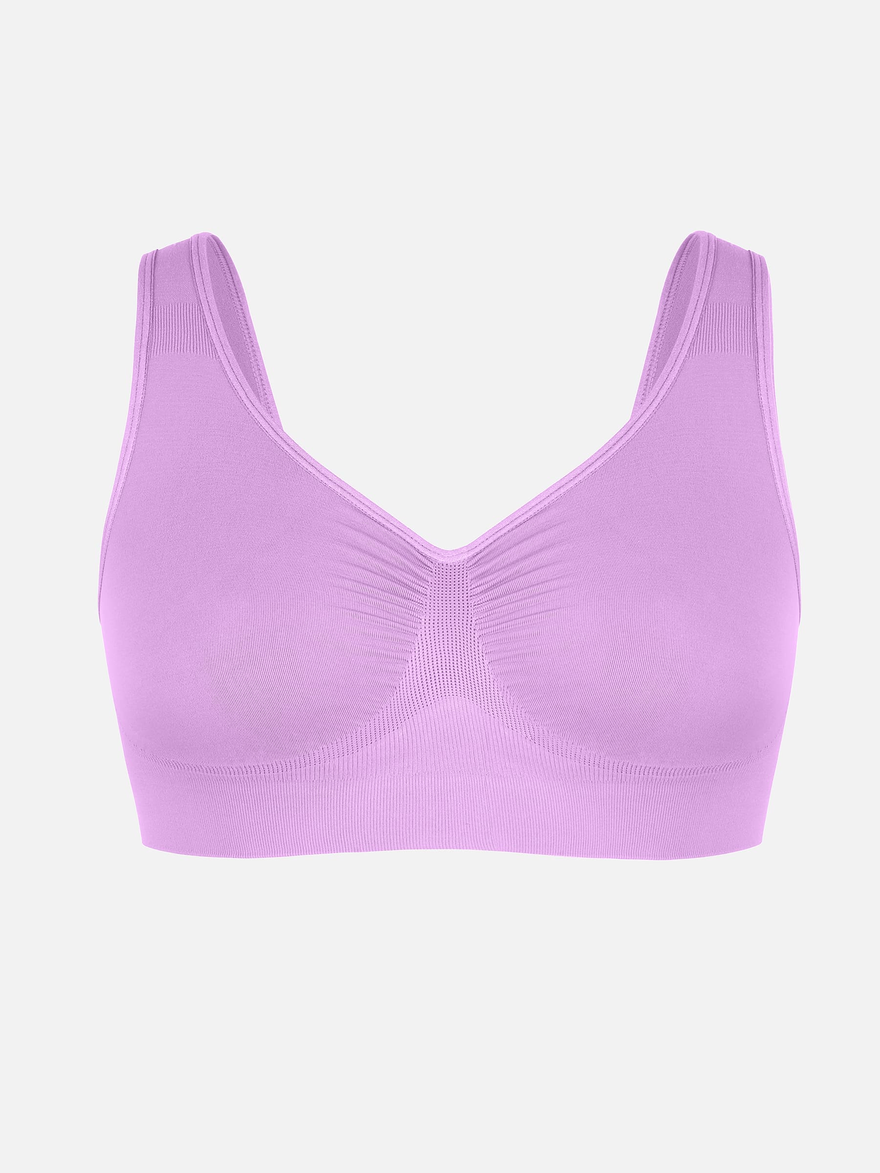 Feelingirl No Underwire Wide Straps Everyday Bra - Image 112
