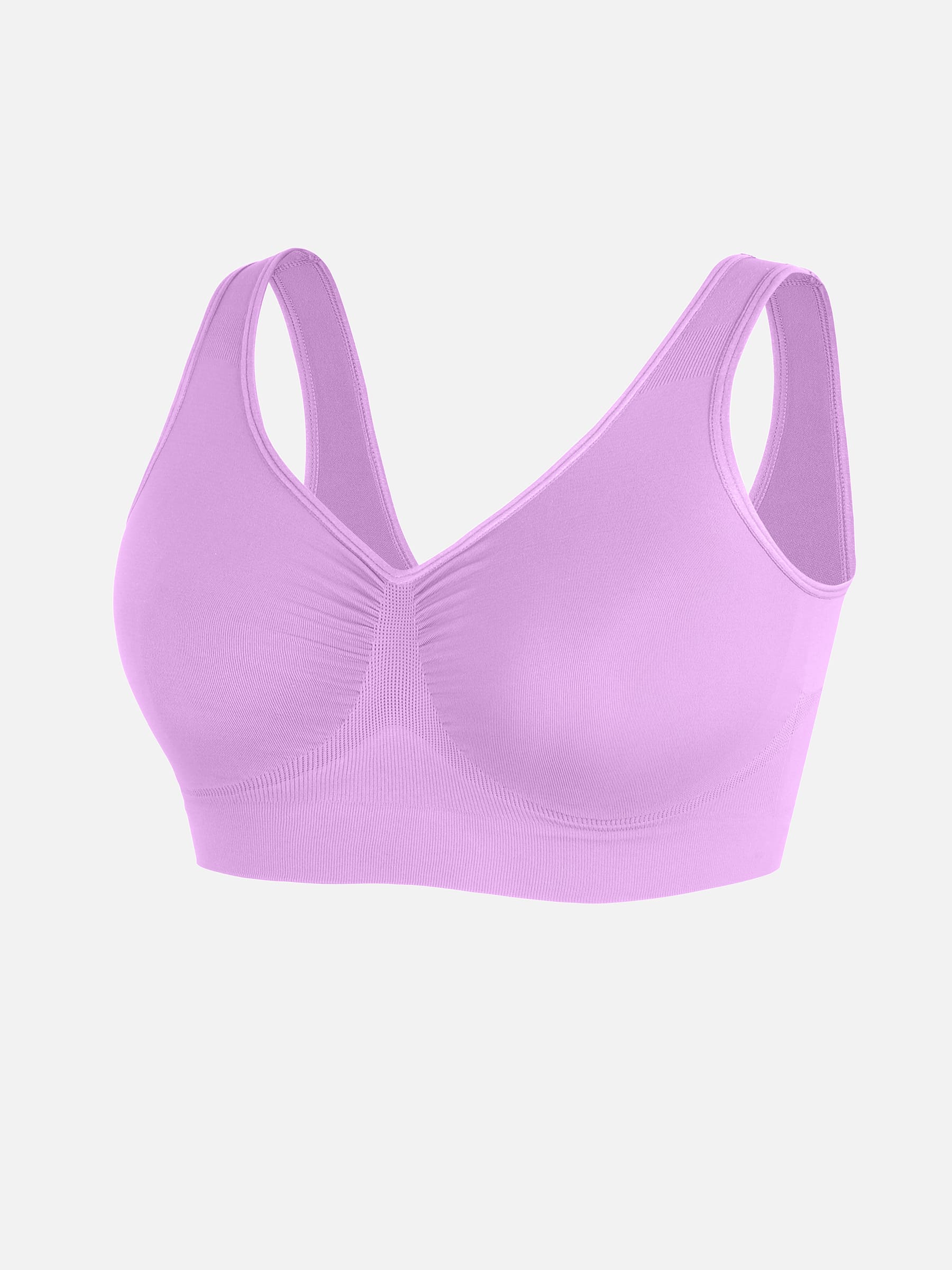 Feelingirl No Underwire Wide Straps Everyday Bra - Image 113