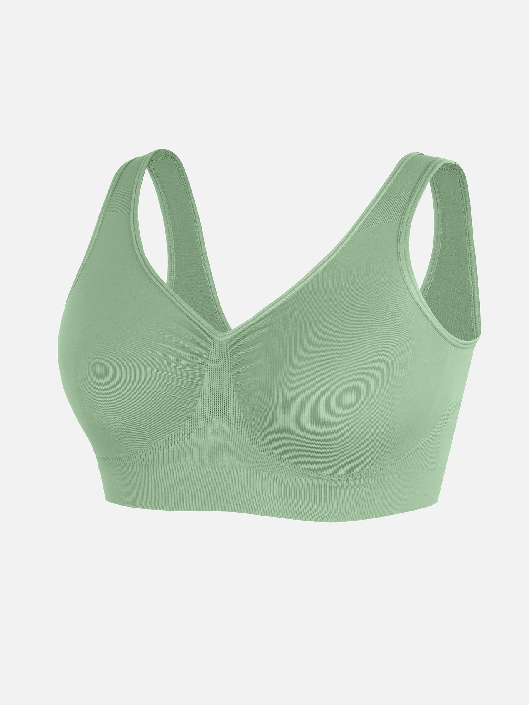 Feelingirl No Underwire Wide Straps Everyday Bra - Image 74