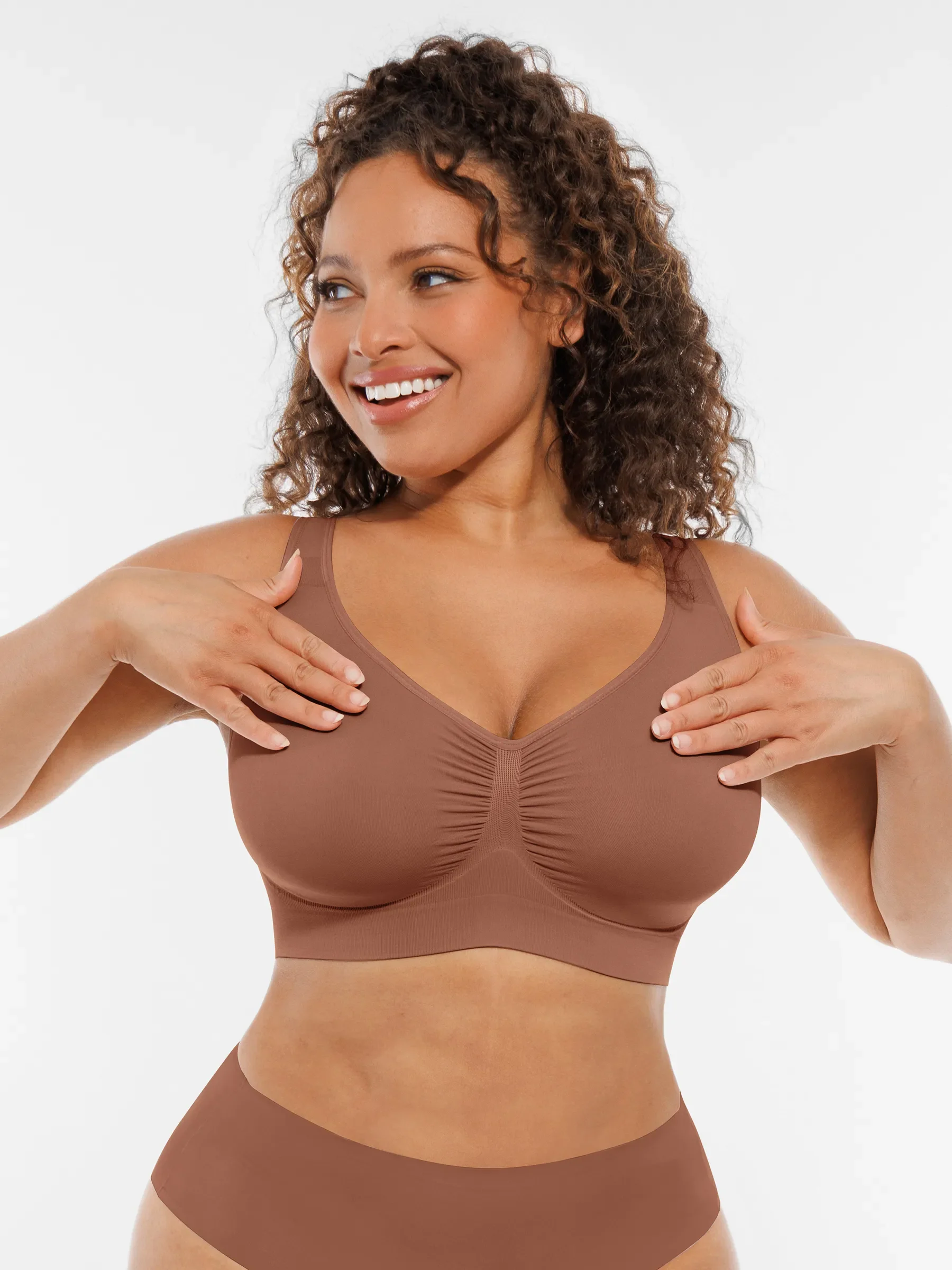 Feelingirl No Underwire Wide Straps Everyday Bra Bundle - Image 6