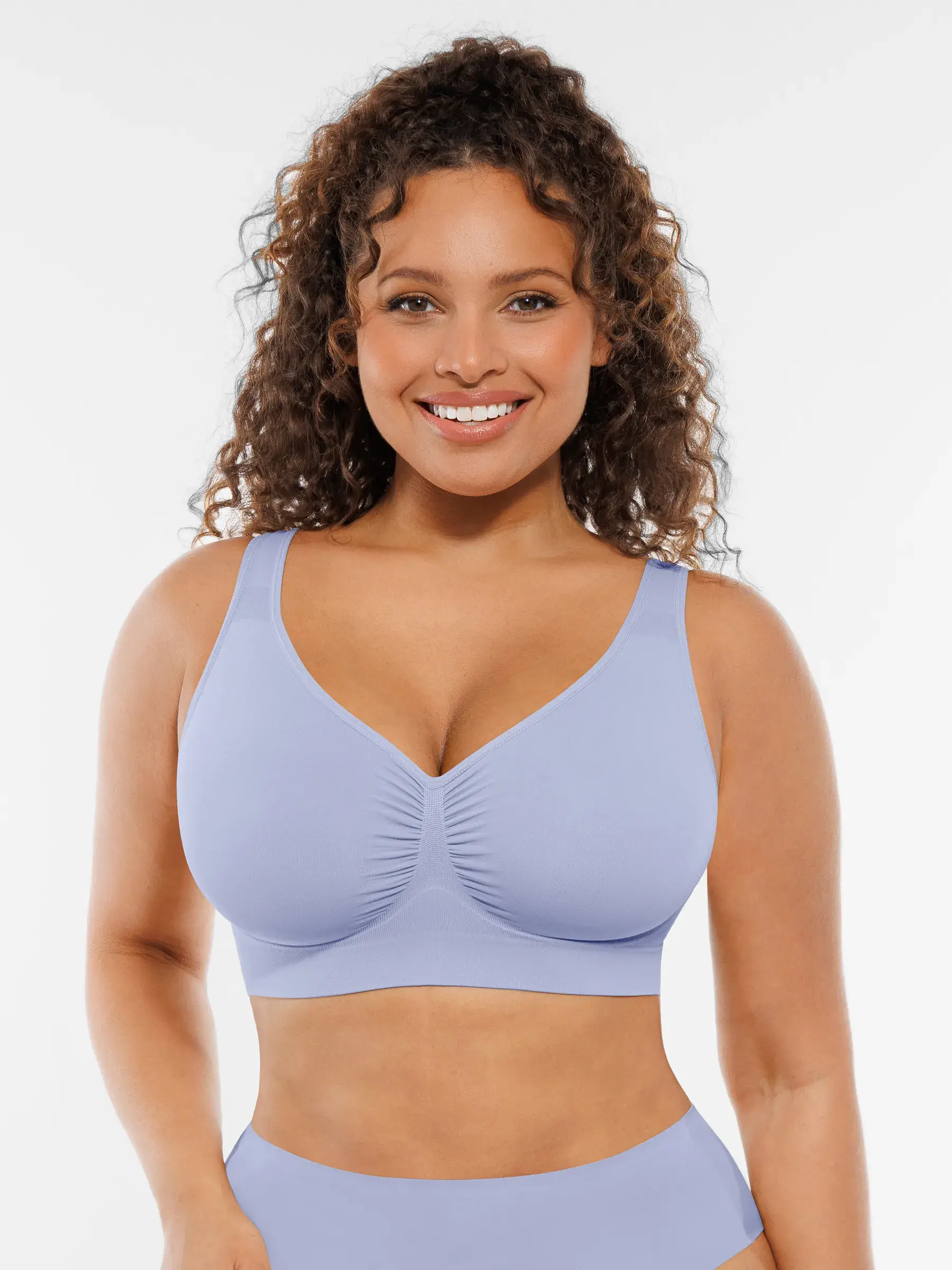 Feelingirl No Underwire Wide Straps Everyday Bra Bundle - Image 70