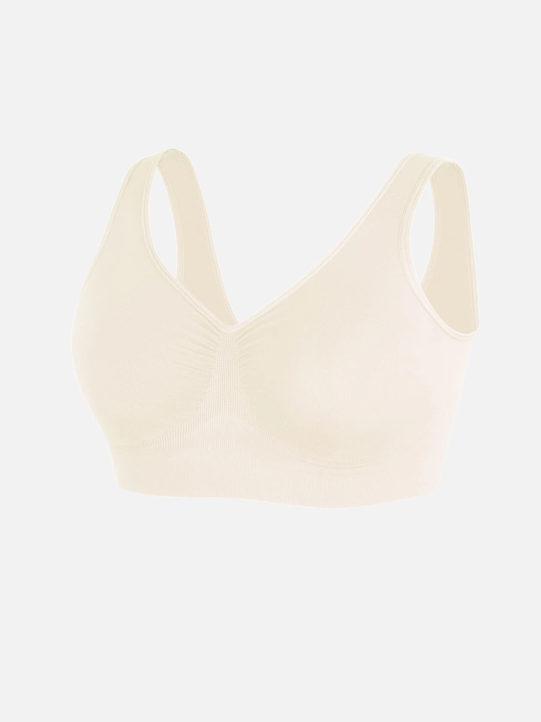 Feelingirl No Underwire Wide Straps Everyday Bra - Image 61