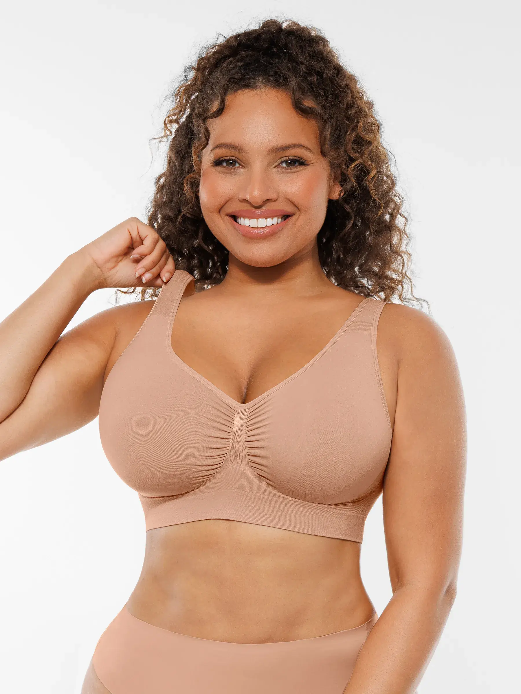 Feelingirl No Underwire Wide Straps Everyday Bra Bundle - Image 29