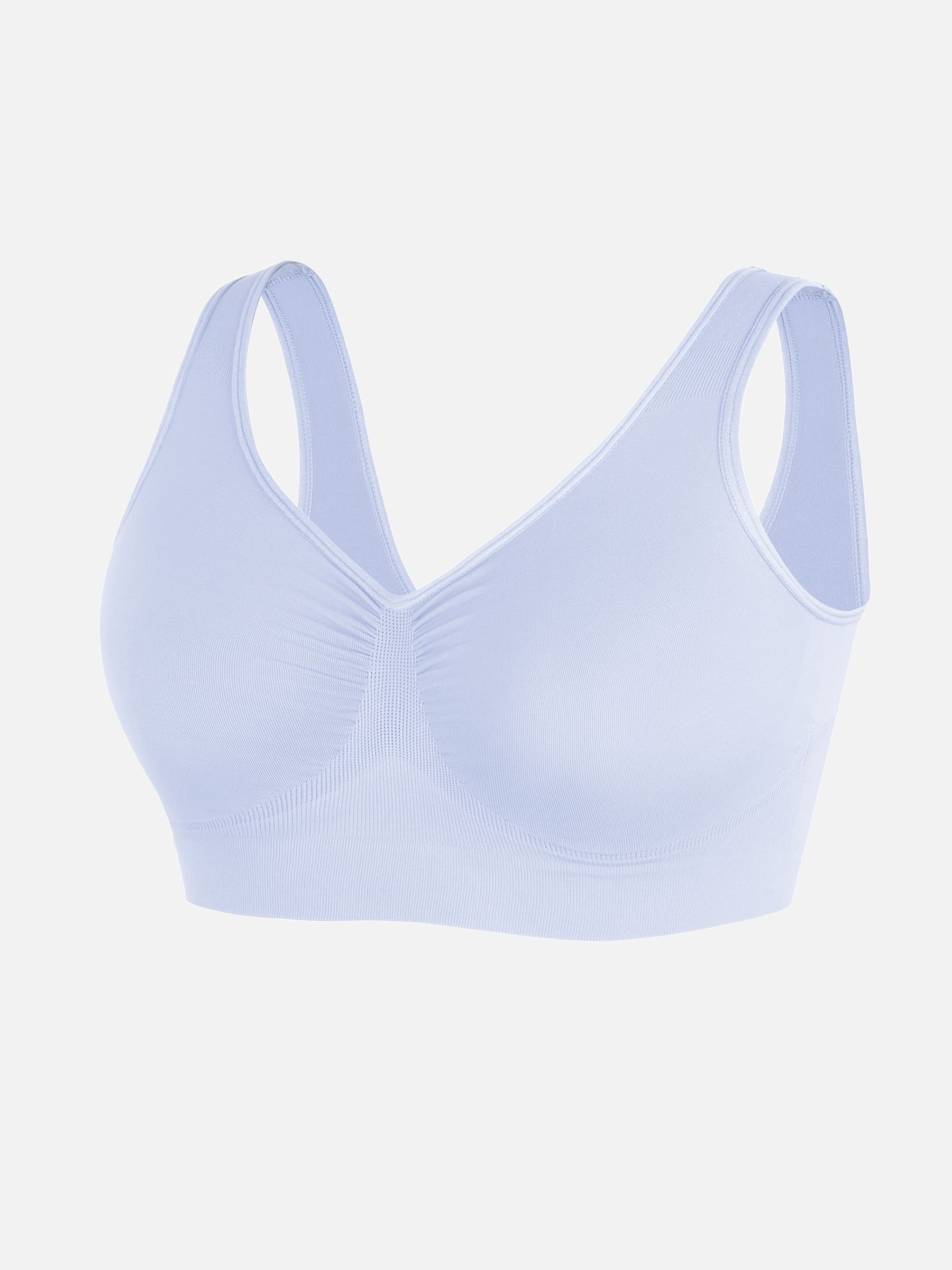 Feelingirl No Underwire Wide Straps Everyday Bra - Image 100