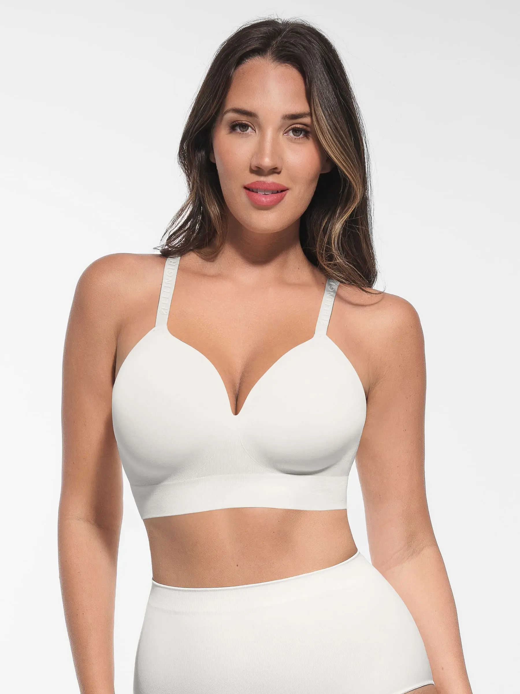 Feelingirl Wireless Adjustable Push-Up Full Coverage Bra - Image 14