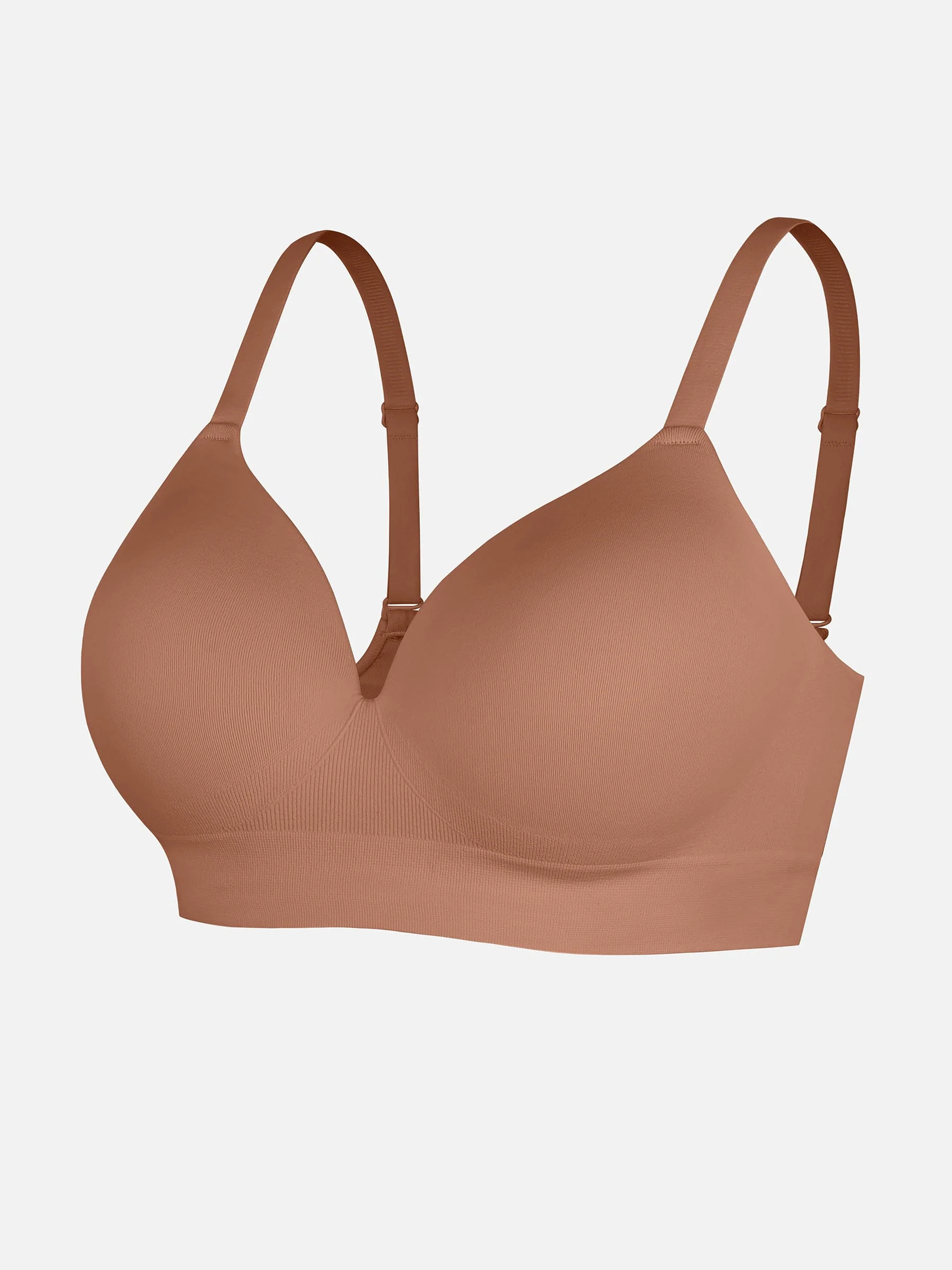 Feelingirl Wireless Push-Up Seamless Comfort Full Coverage Bra Bundle - Image 60