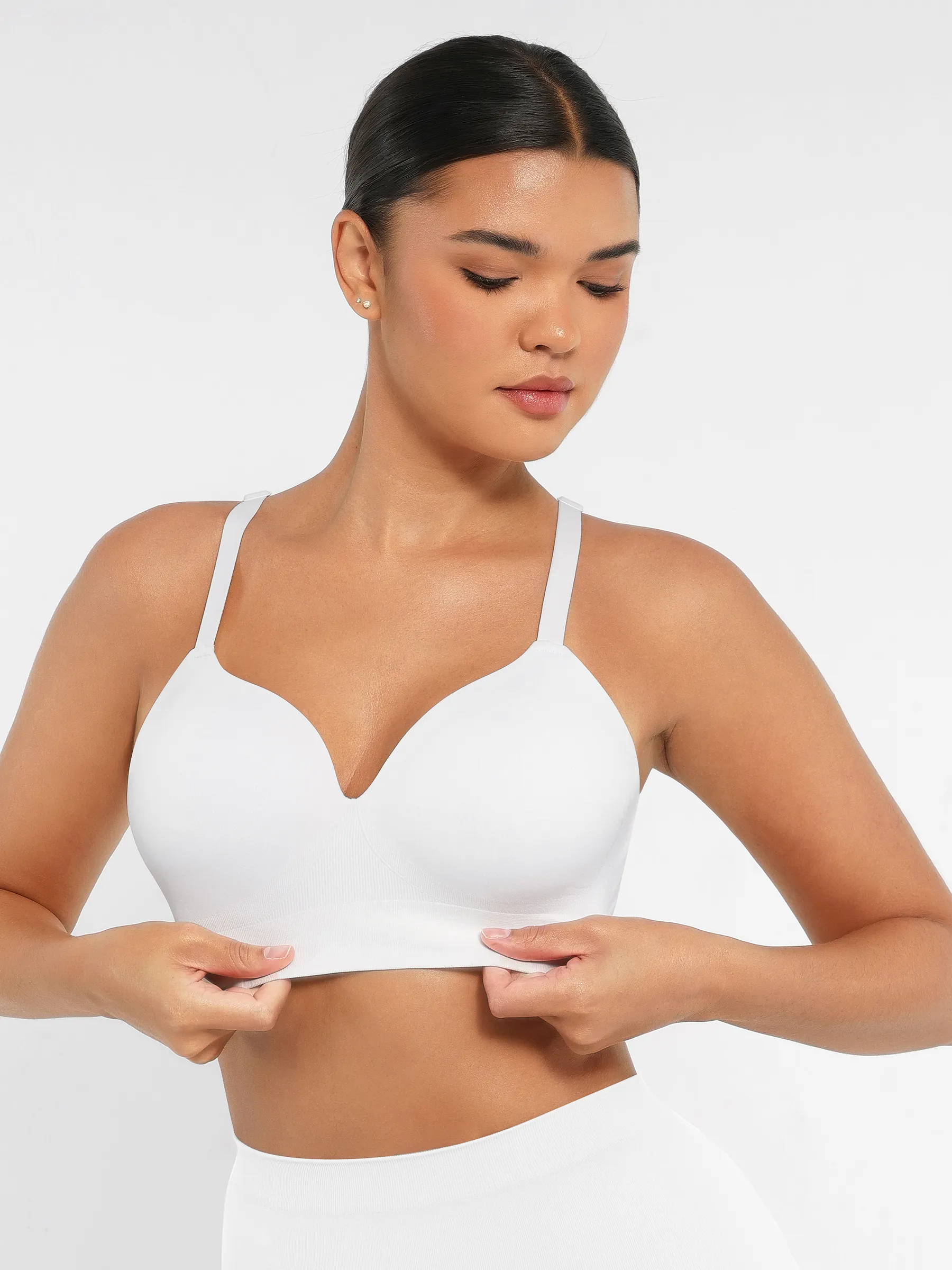 Feelingirl Wireless Push-Up Seamless Comfort Full Coverage Bra - Image 29