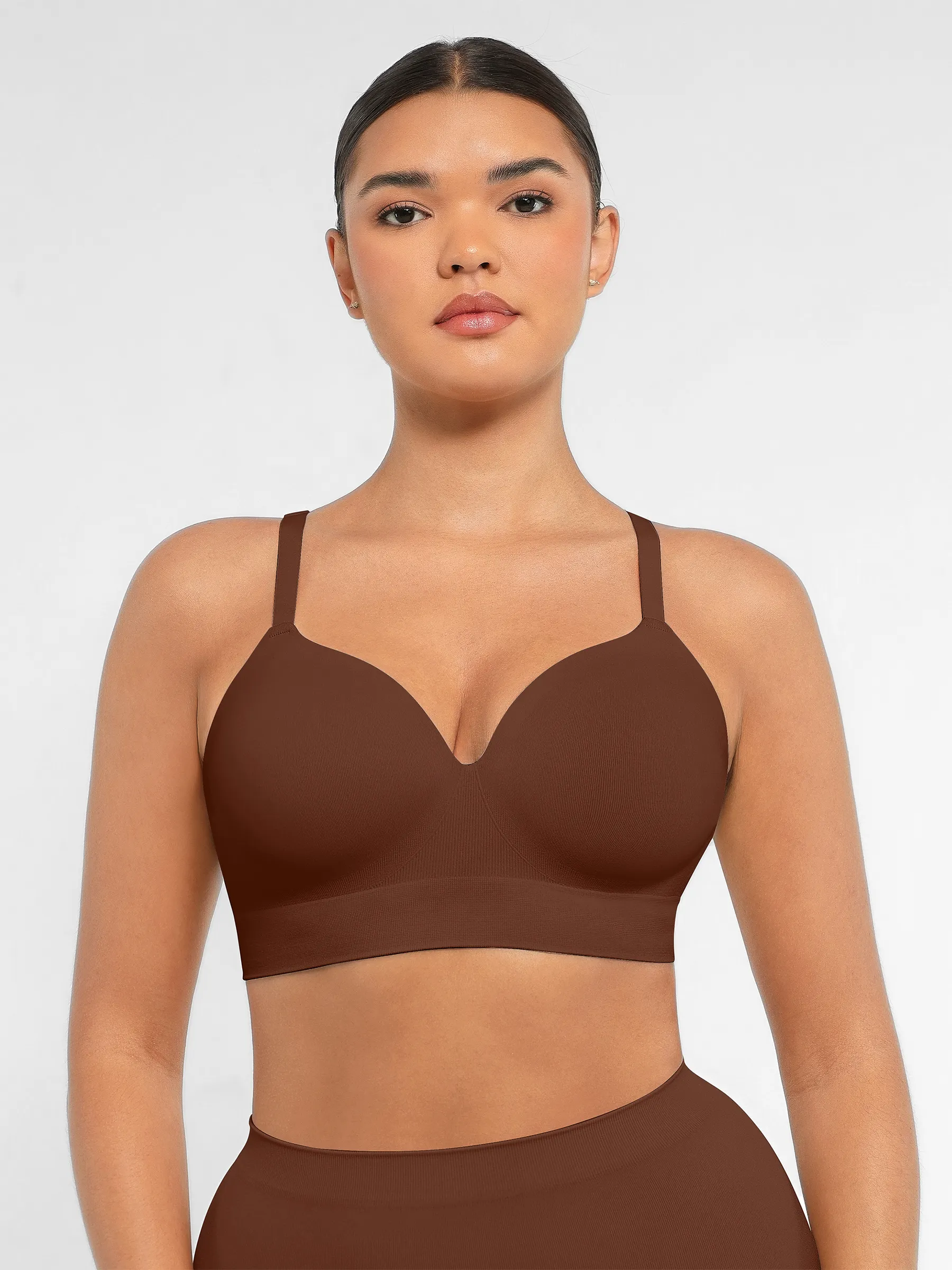 Feelingirl Wireless Push-Up Seamless Comfort Full Coverage Bra - Image 47