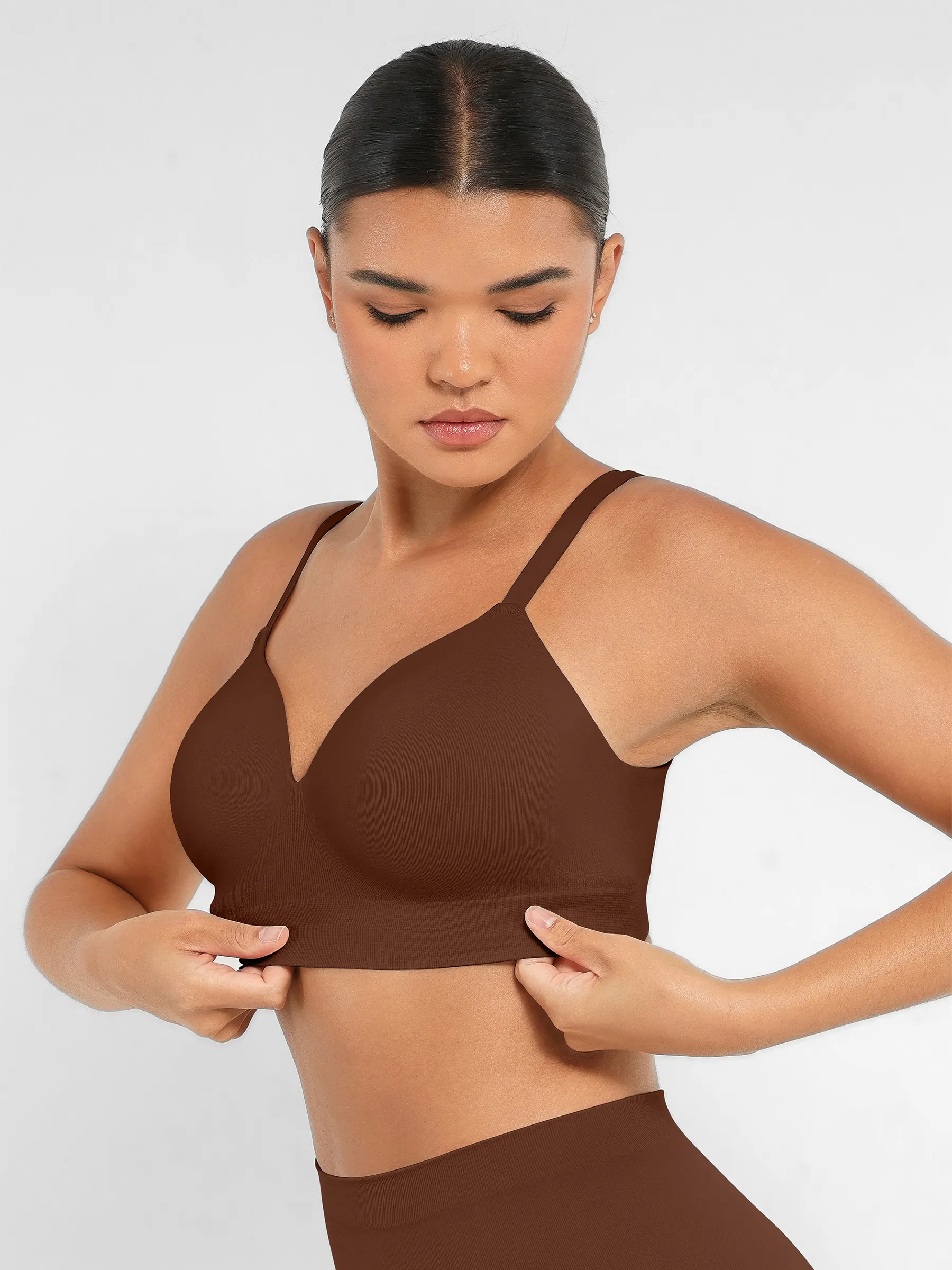 Feelingirl Wireless Push-Up Seamless Comfort Full Coverage Bra - Image 48