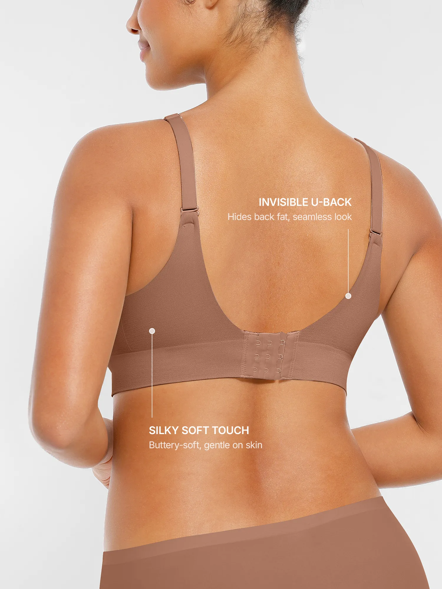 Feelingirl Wireless Seamless Push-Up V-neck Bra - Image 12