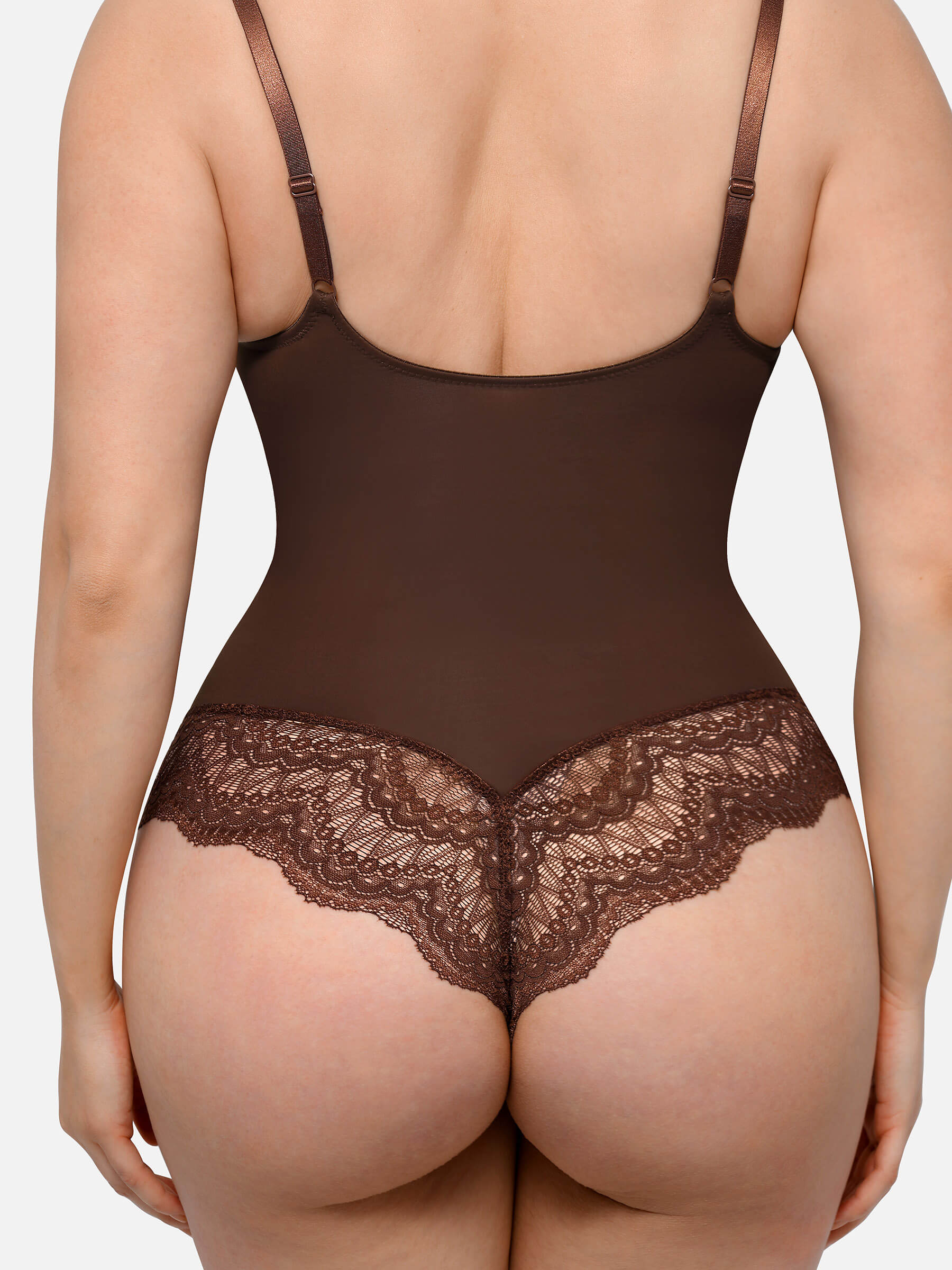 Feelingirl Low-back Ultra-versatile Lace Bodysuit - Image 17