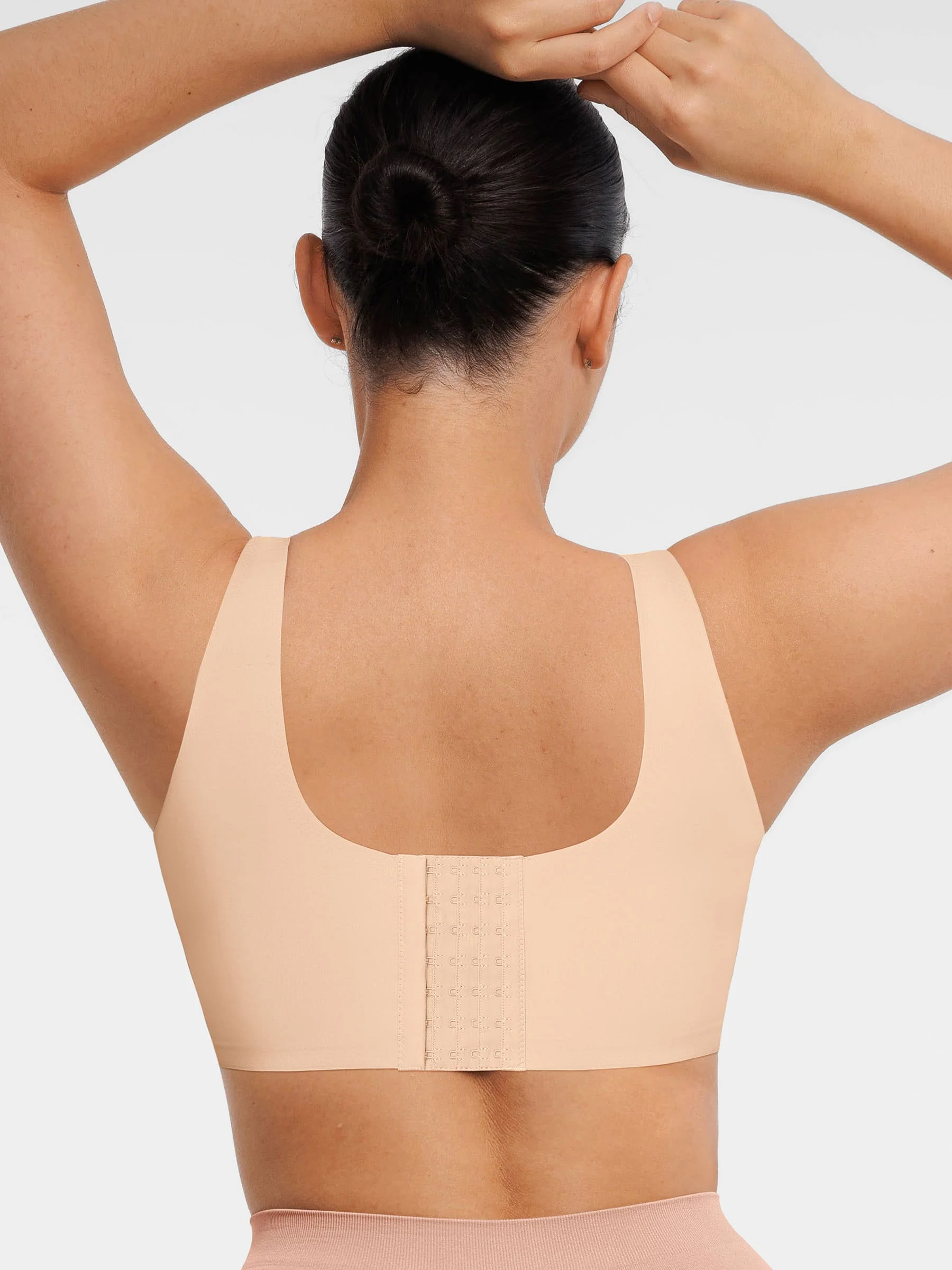 Feelingirl Seamless V Neck Comfort Fit Everyday Bra - Image 11