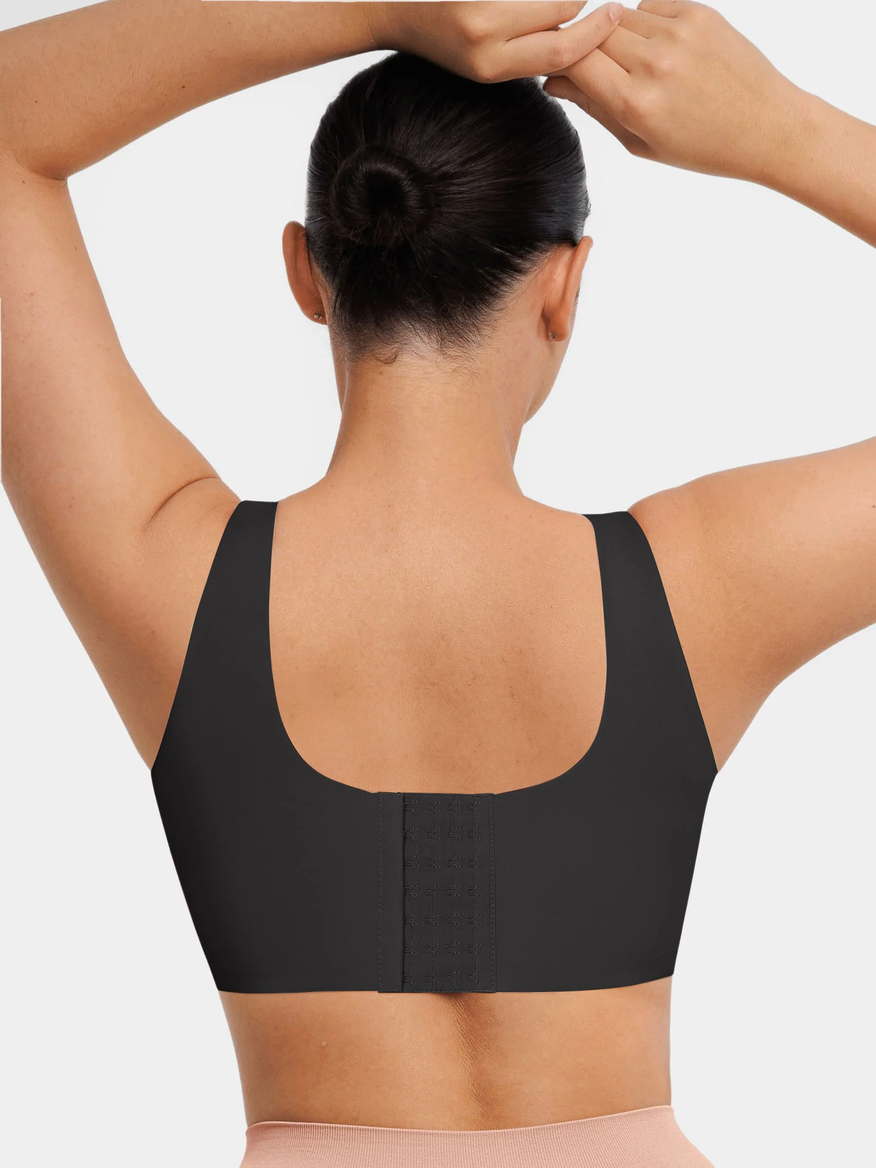 Feelingirl Seamless V Neck Comfort Fit Everyday Bra - Image 5