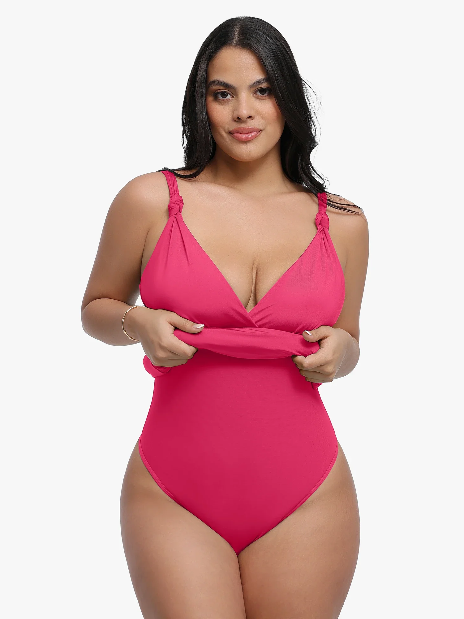 Popilush Shapewear Sculpting Side Slit Mini Dress - Image 16