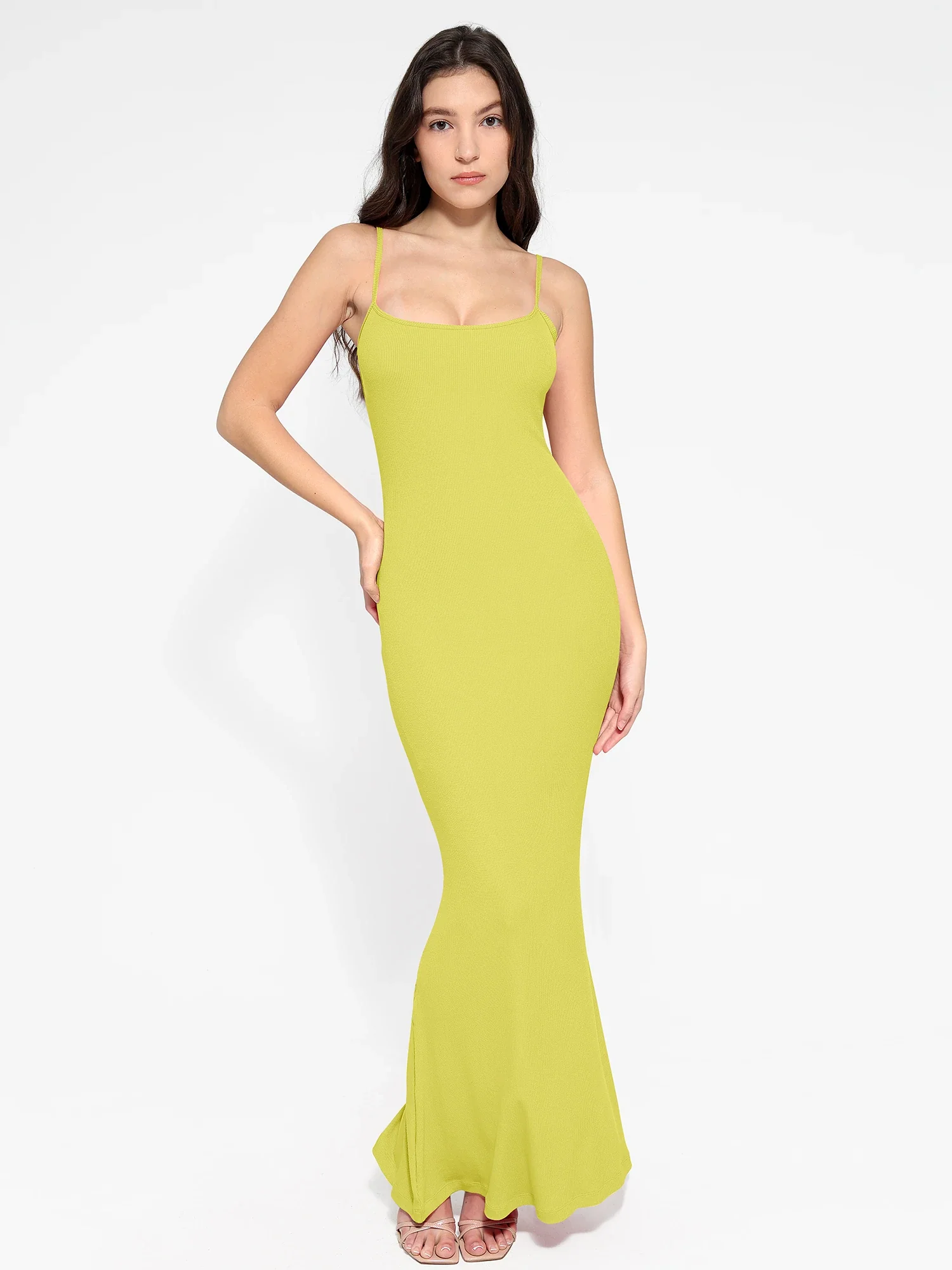 Popilush Shapewear Modal Slimming Maxi Slip Dress - Image 47